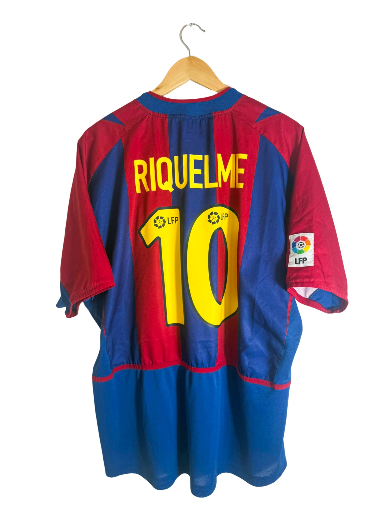 2002/2003 - Camiseta FC Barcelona local [#10 RIQUELME] - XL