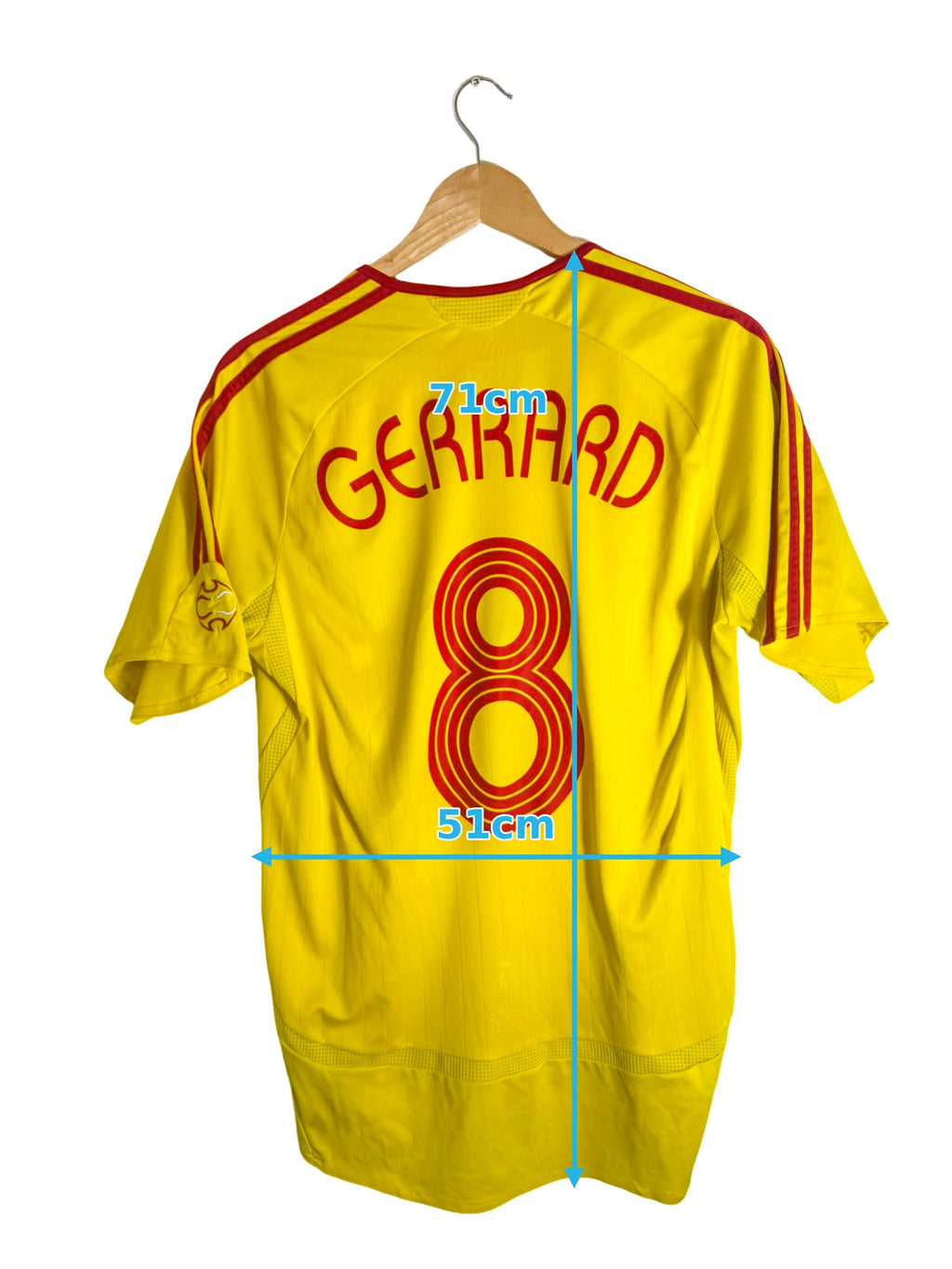 2006/2007 - Camiseta Liverpool visitante [#8 GERRARD] - M