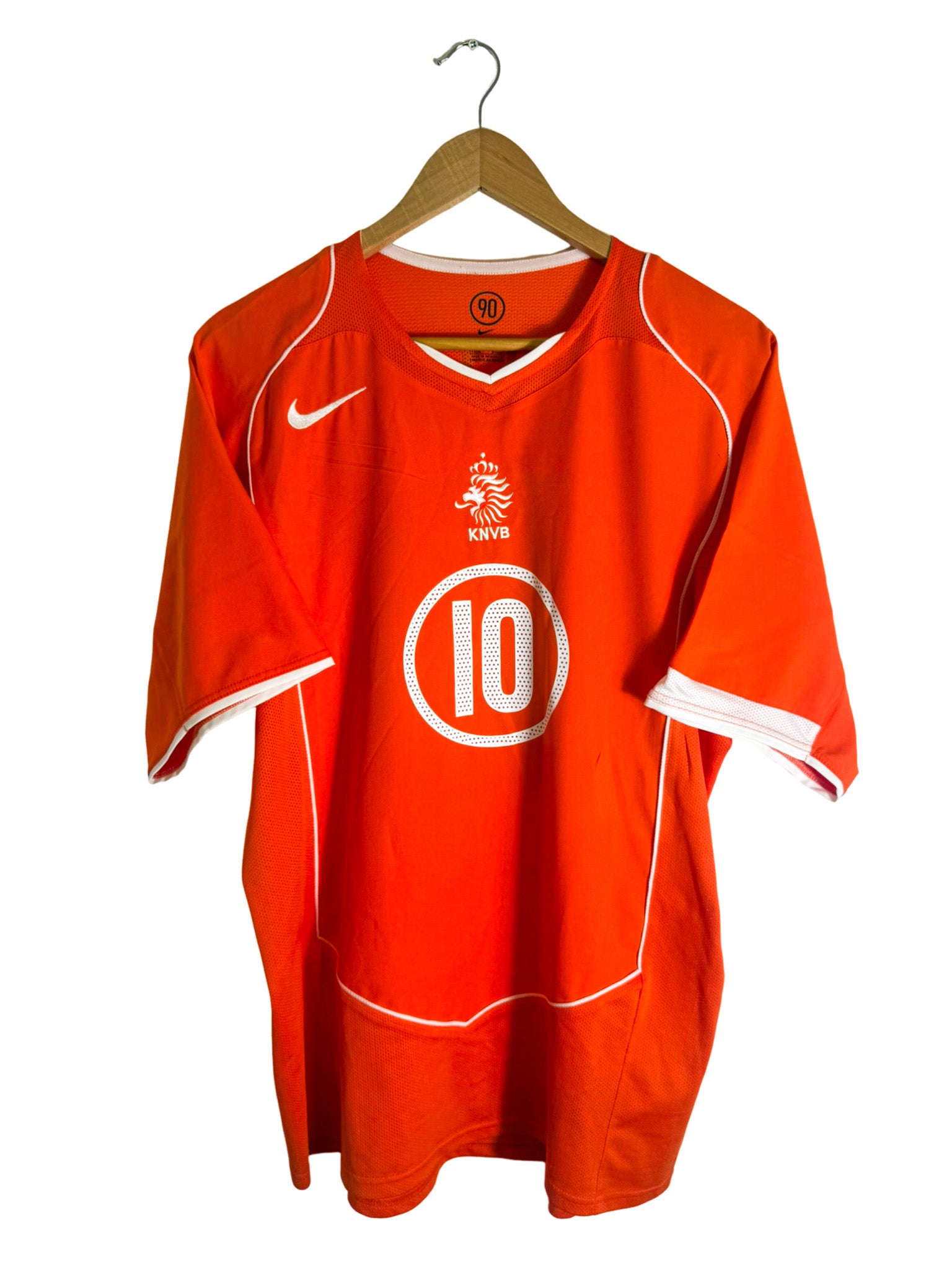 2004 - Camiseta Países Bajos local [#10 VAN NISTELROOY] - L