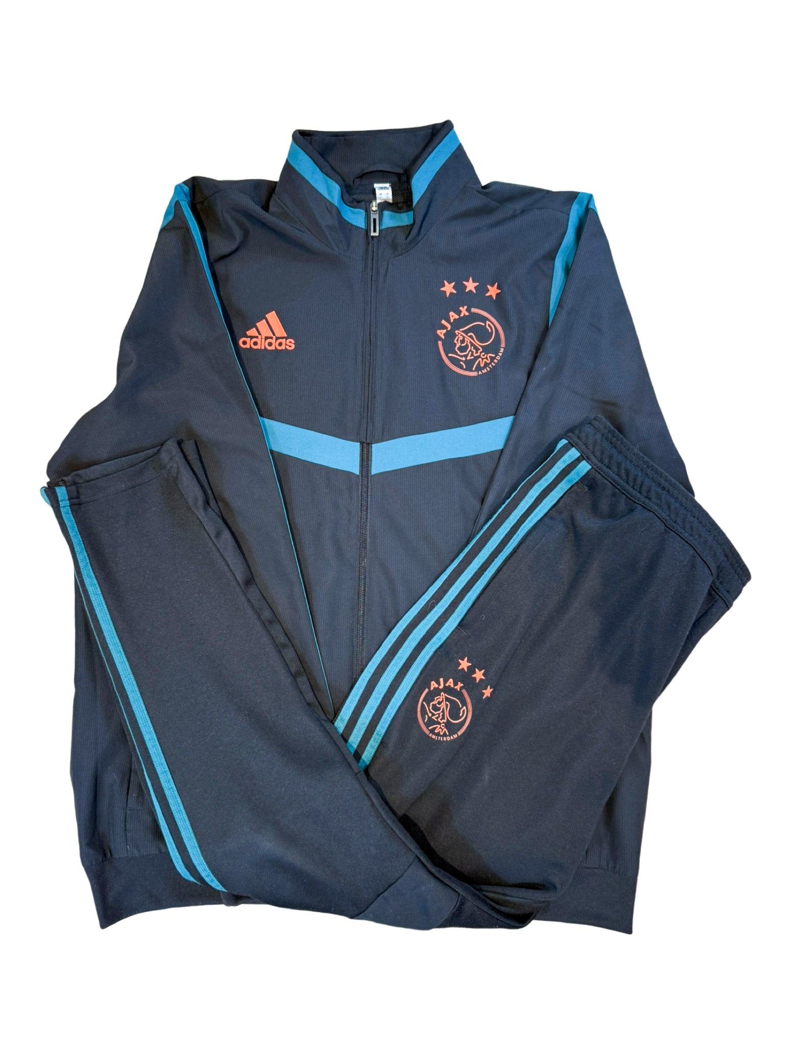 Chándal del Ajax de Ámsterdam 2017/2018 – Talla L – Adidas