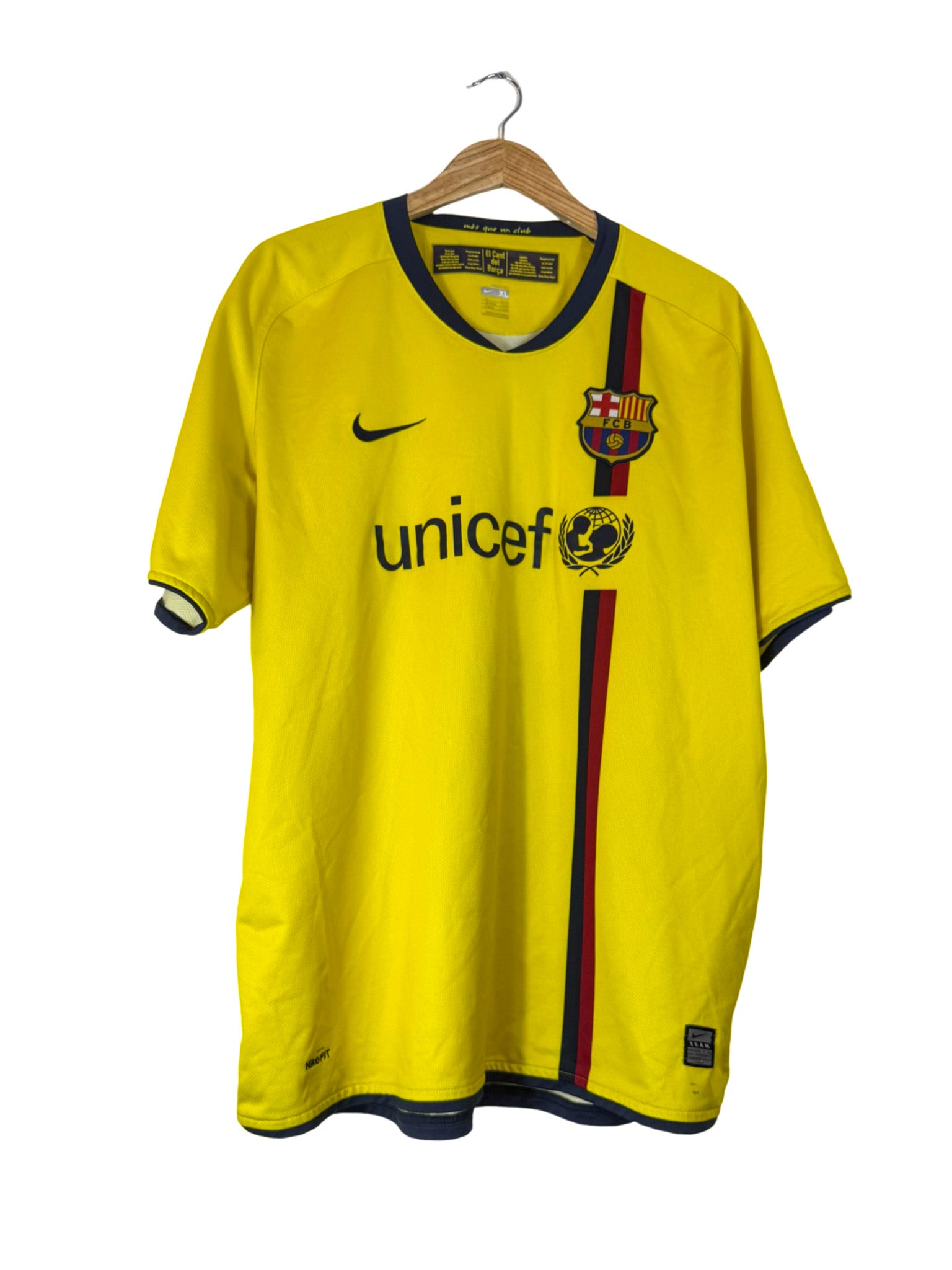 2008/2009 – Maillot FC Barcelone extérieur [#10 Messi] Nike - XL