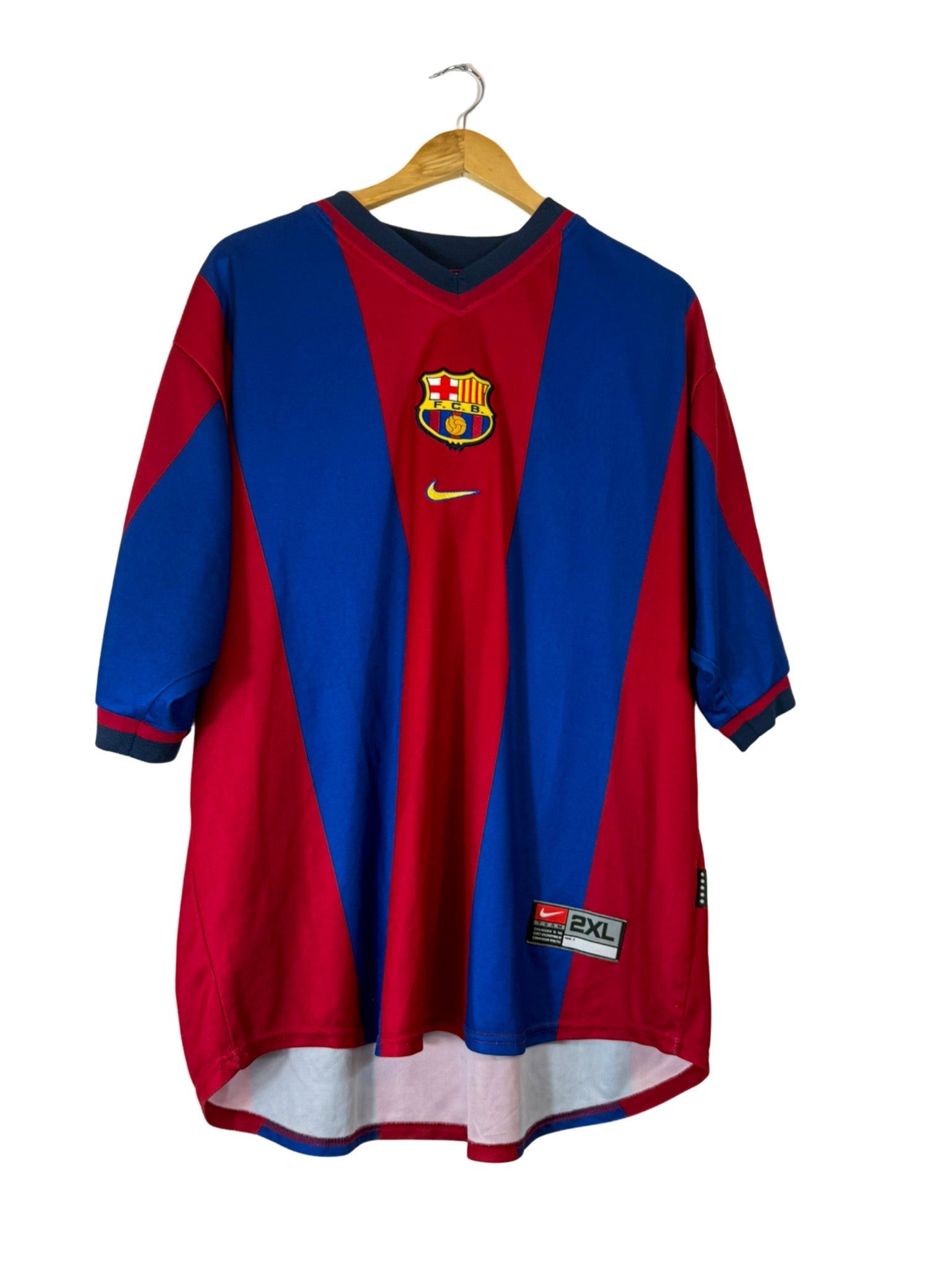 1998/1999 – Maillot FC Barcelone domicile [#26 Xavi] Nike - 2XL