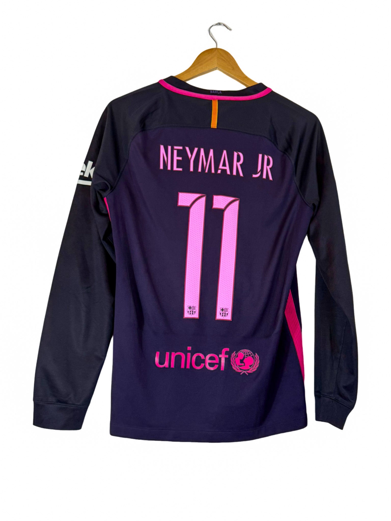 2016/2017 – Maillot FC Barcelone extérieur [#11 Neymar Jr] *Manches Longues* Nike - S