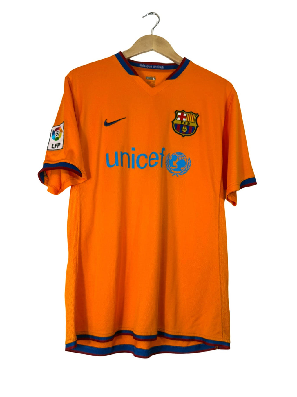 2006/2007 – Maillot FC Barcelone extérieur [#19 Messi] Nike - L