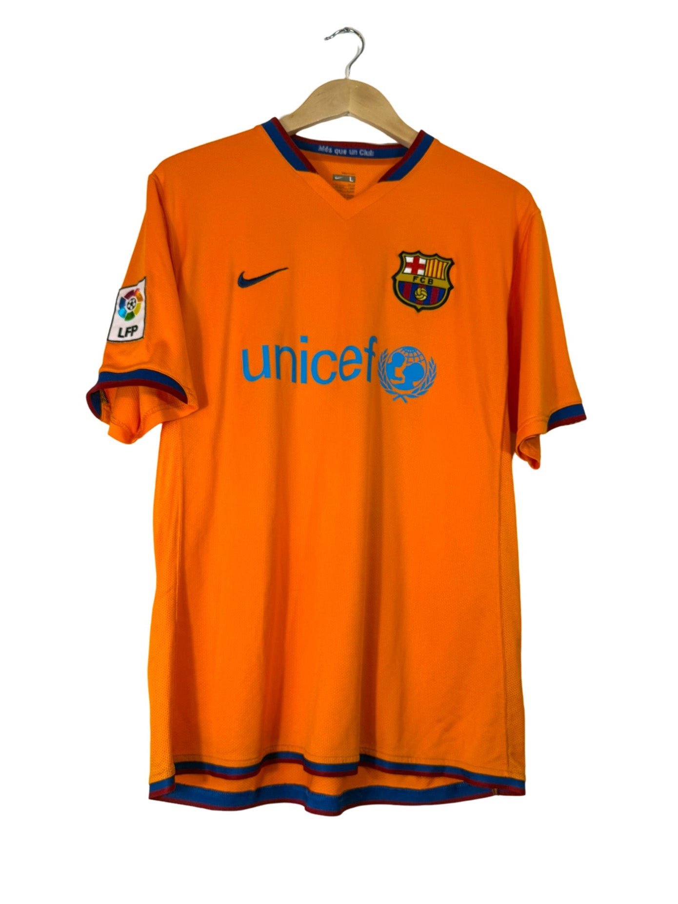 2006/2007 – Maillot FC Barcelone extérieur [#19 Messi] Nike - L