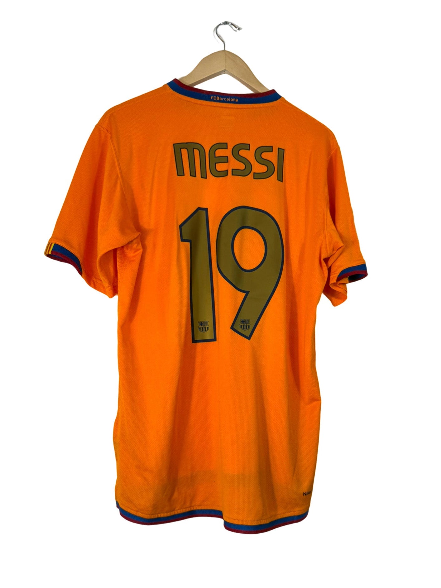 2006/2007 – Maillot FC Barcelone extérieur [#19 Messi] Nike - L
