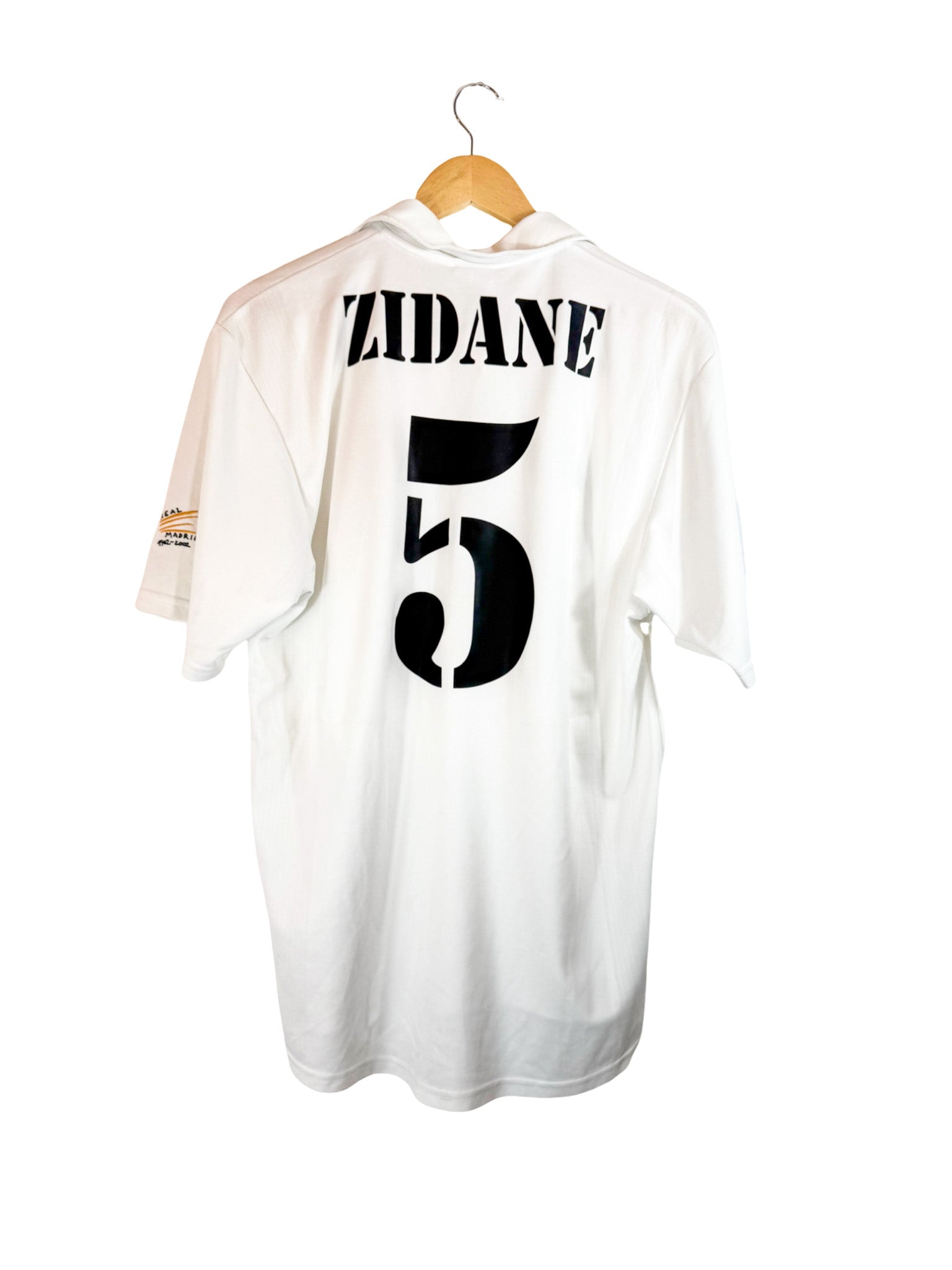 2002/2003 – Maillot Real Madrid domicile [#5 Zidane] Adidas - M