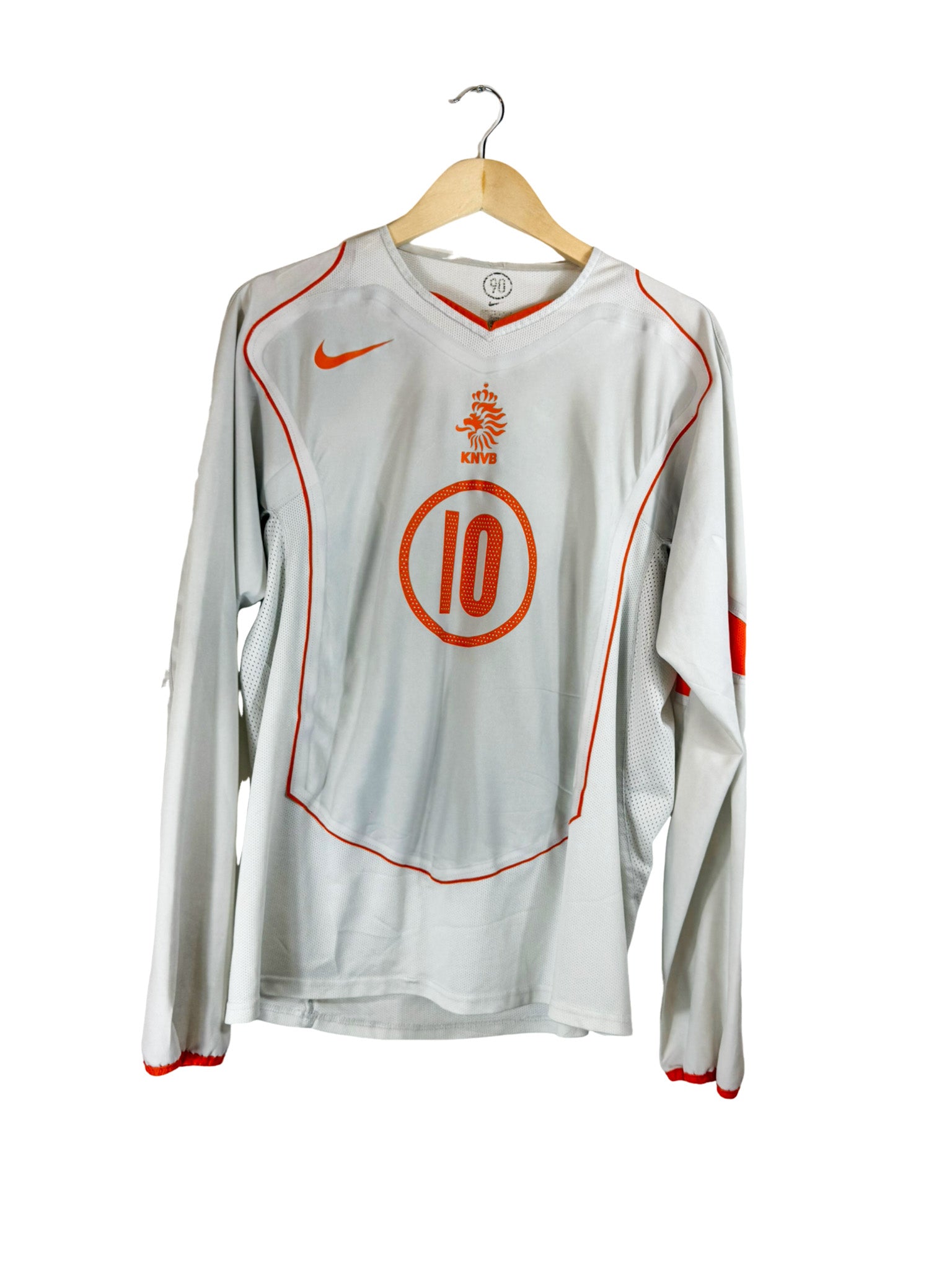 2004 – Maillot Pays-Bas extérieur [#10 Van Nistelrooy] *Manches Longues* Nike - M