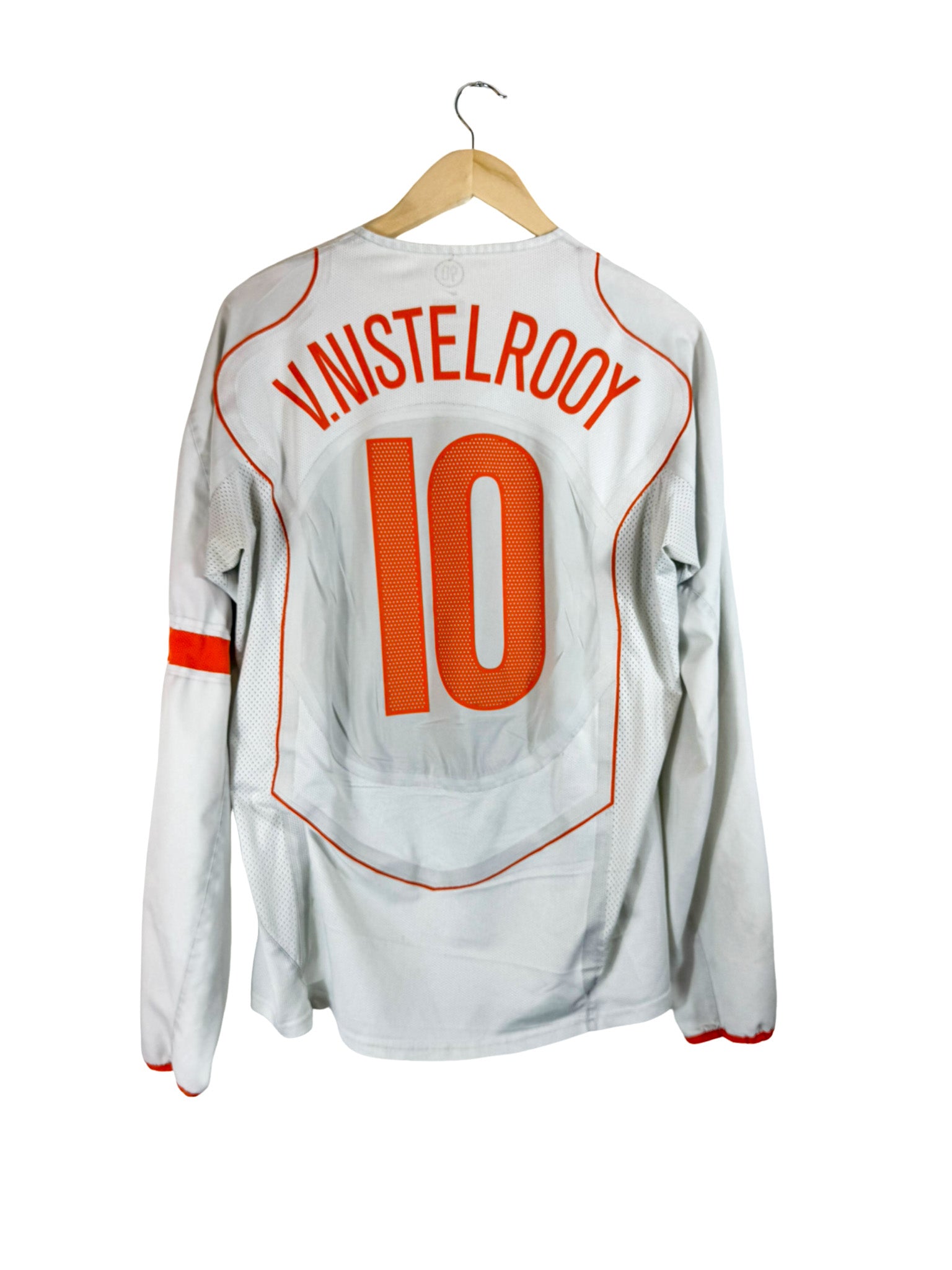 2004 – Maillot Pays-Bas extérieur [#10 Van Nistelrooy] *Manches Longues* Nike - M