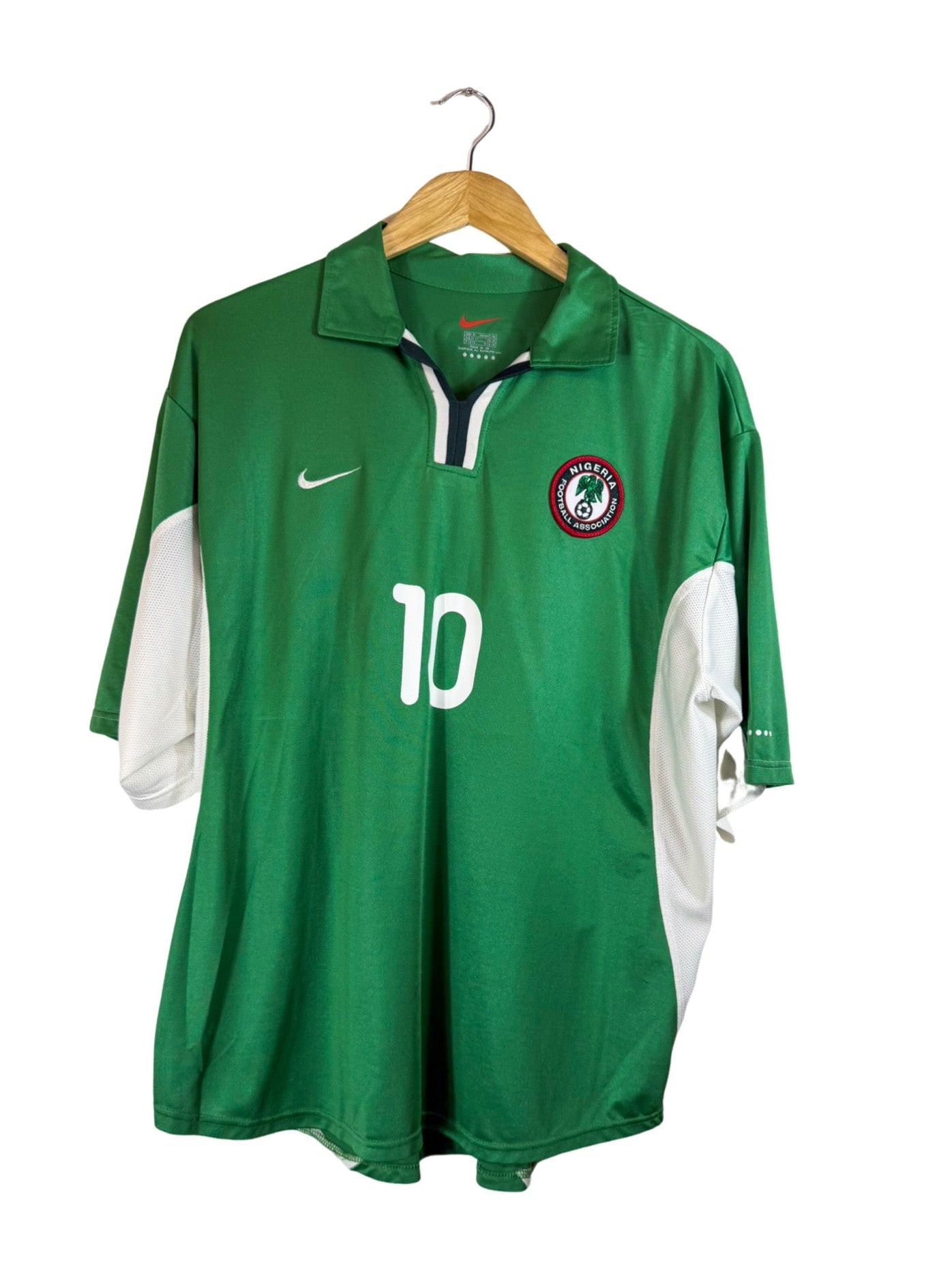 2000 – Maillot Nigeria domicile [#10 Okocha] Nike - XL