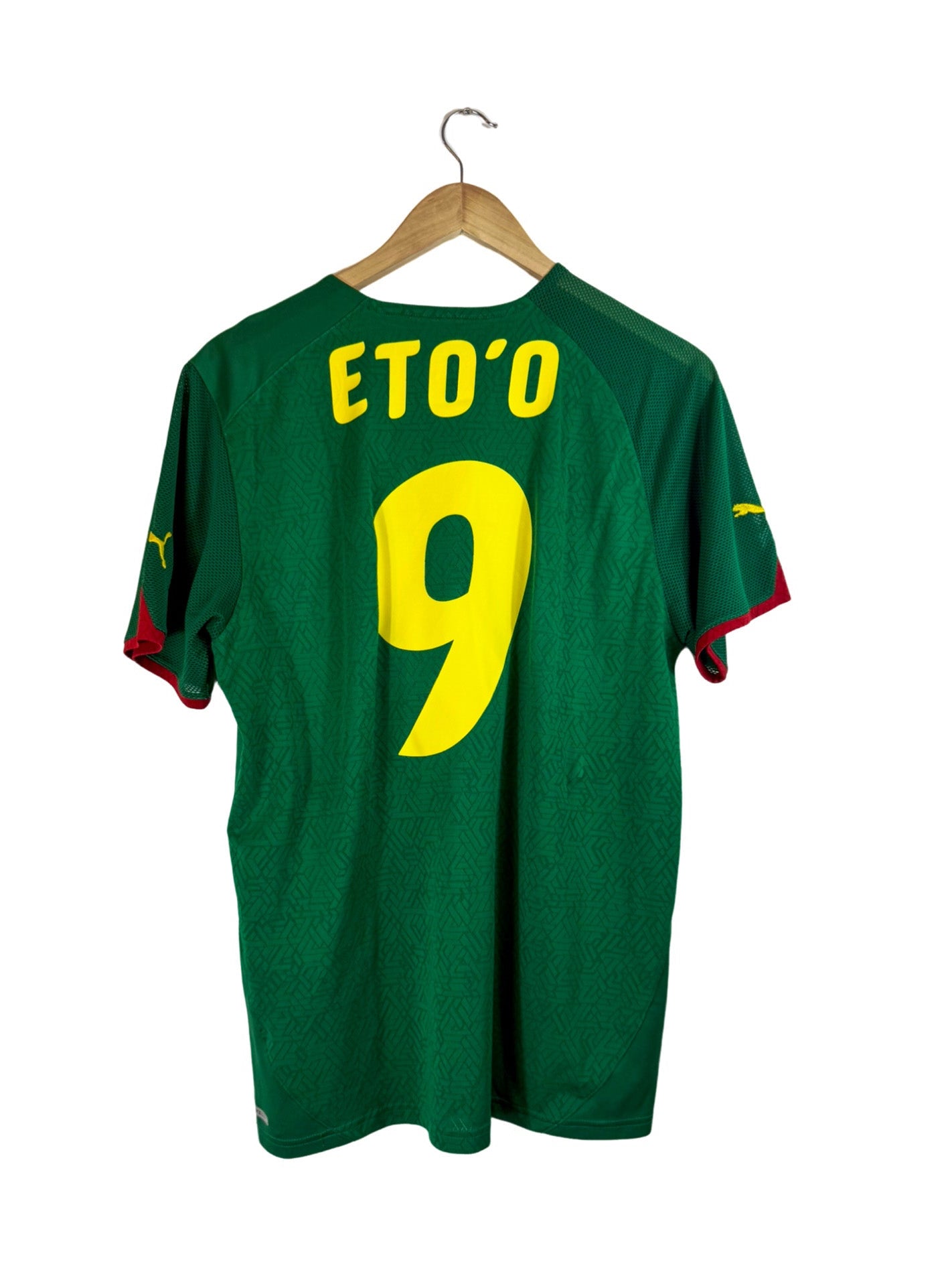 2010 - Cameroon Home Jersey [#9 ETO'O] Puma - M – Vista football shop