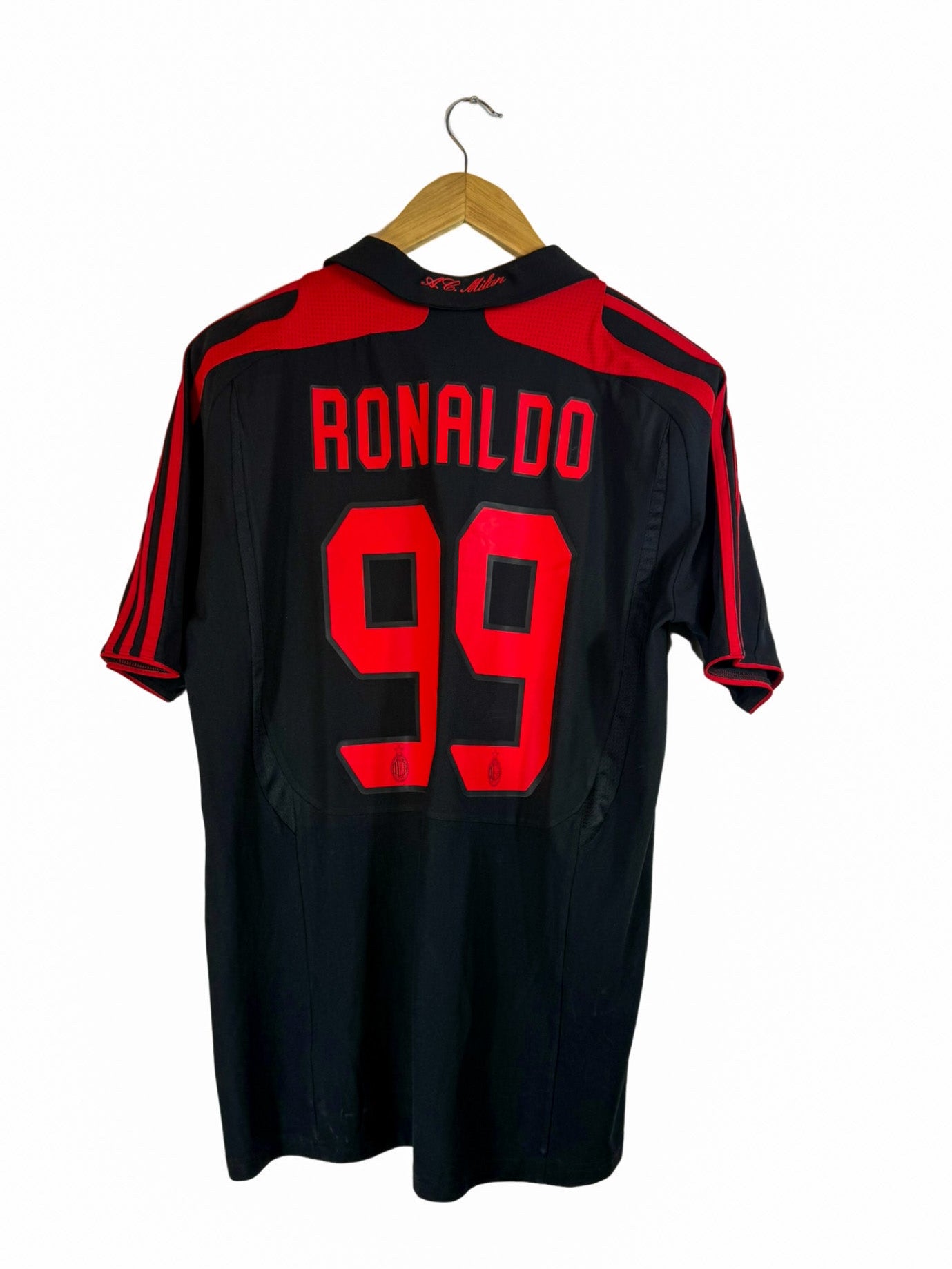 2007/2008 – Maillot AC Milan third [#99 Ronaldo] Adidas - M
