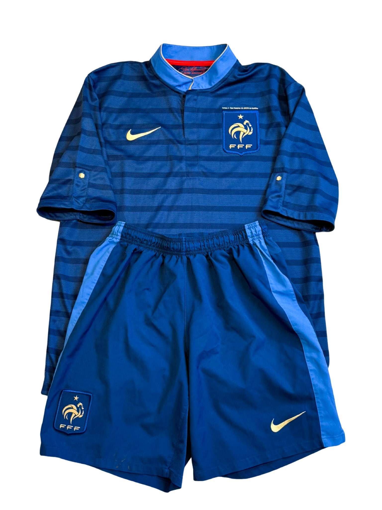 2012 - Maillots et short France domicile - L
