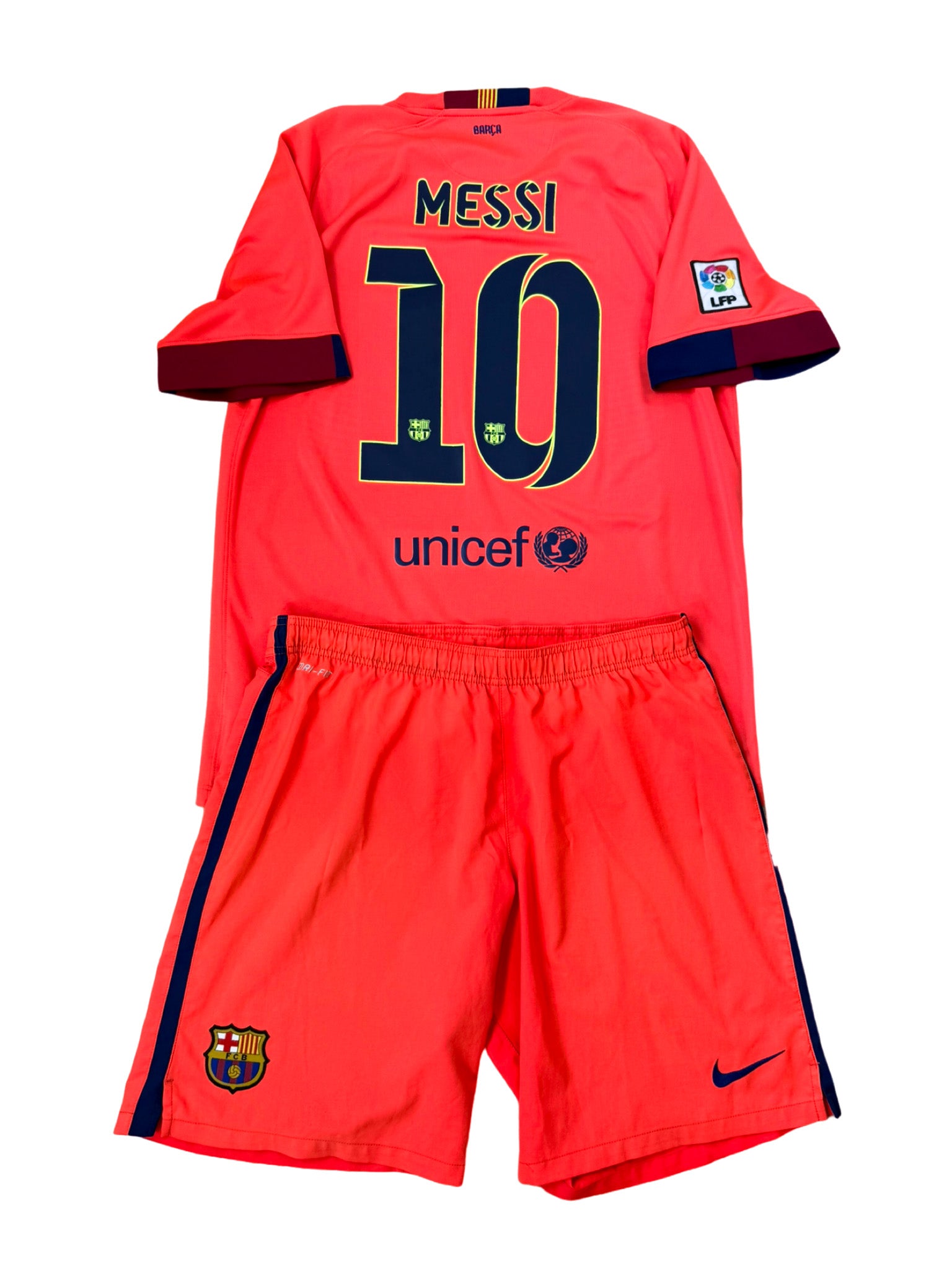 2014/2015 - Maillots et short FC Barcelone extérieur [#10 Messi] - L