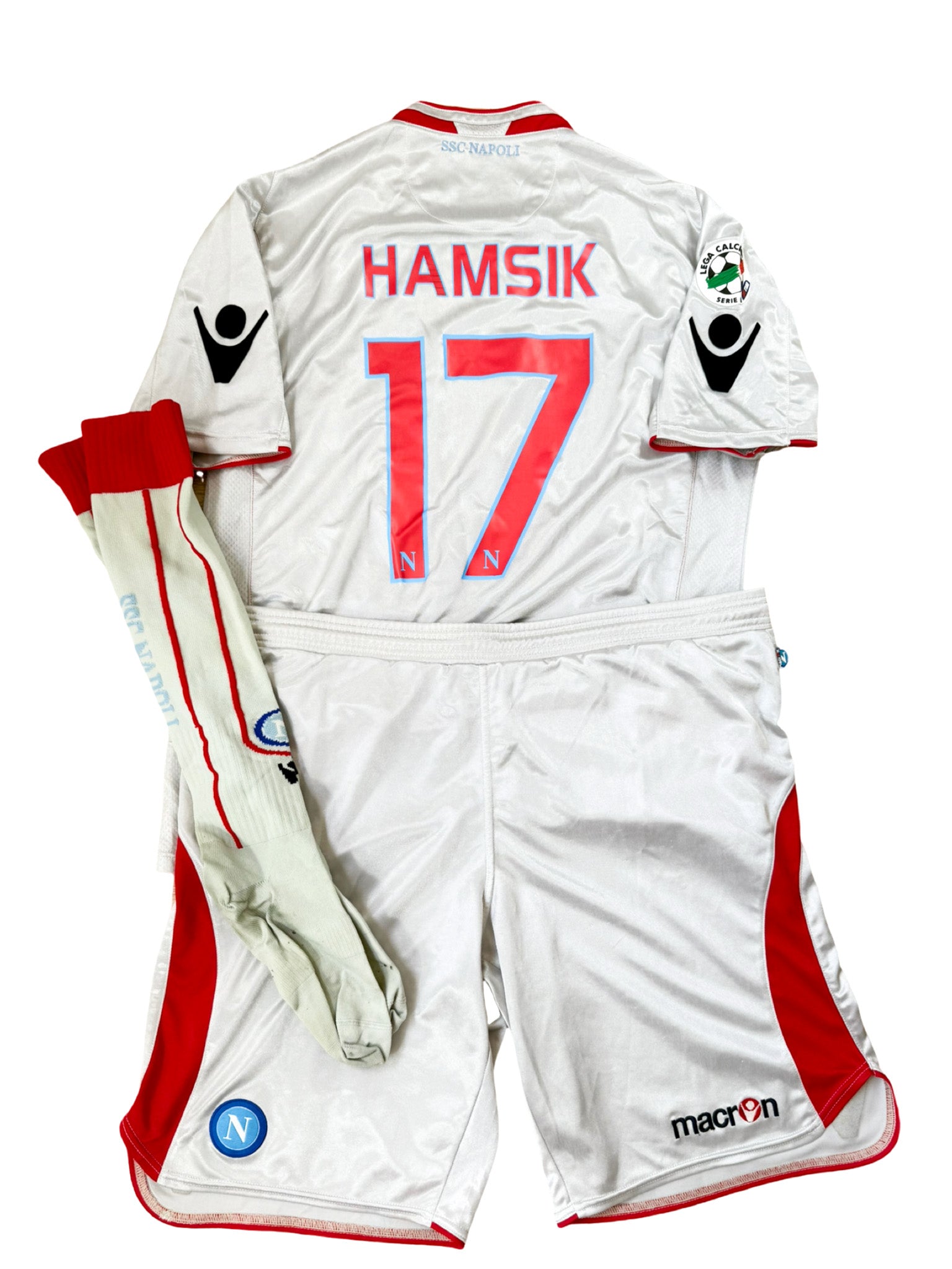 2009/2010 – Maillots et short Naples extérieur #17 Hamsik - M