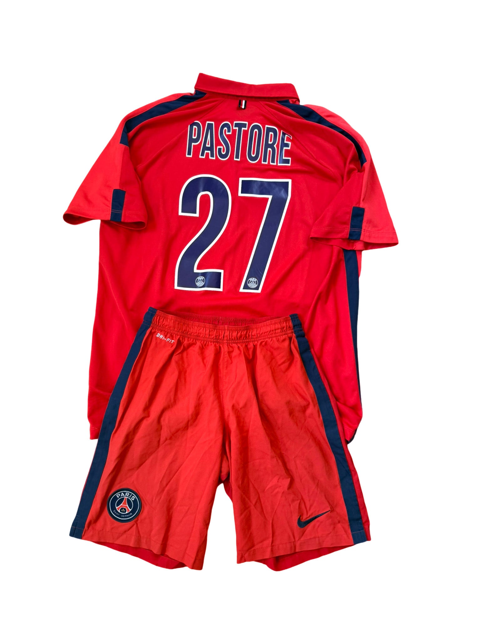 2014/2015 - Maillots et short PSG third [#27 Pastore] - XL