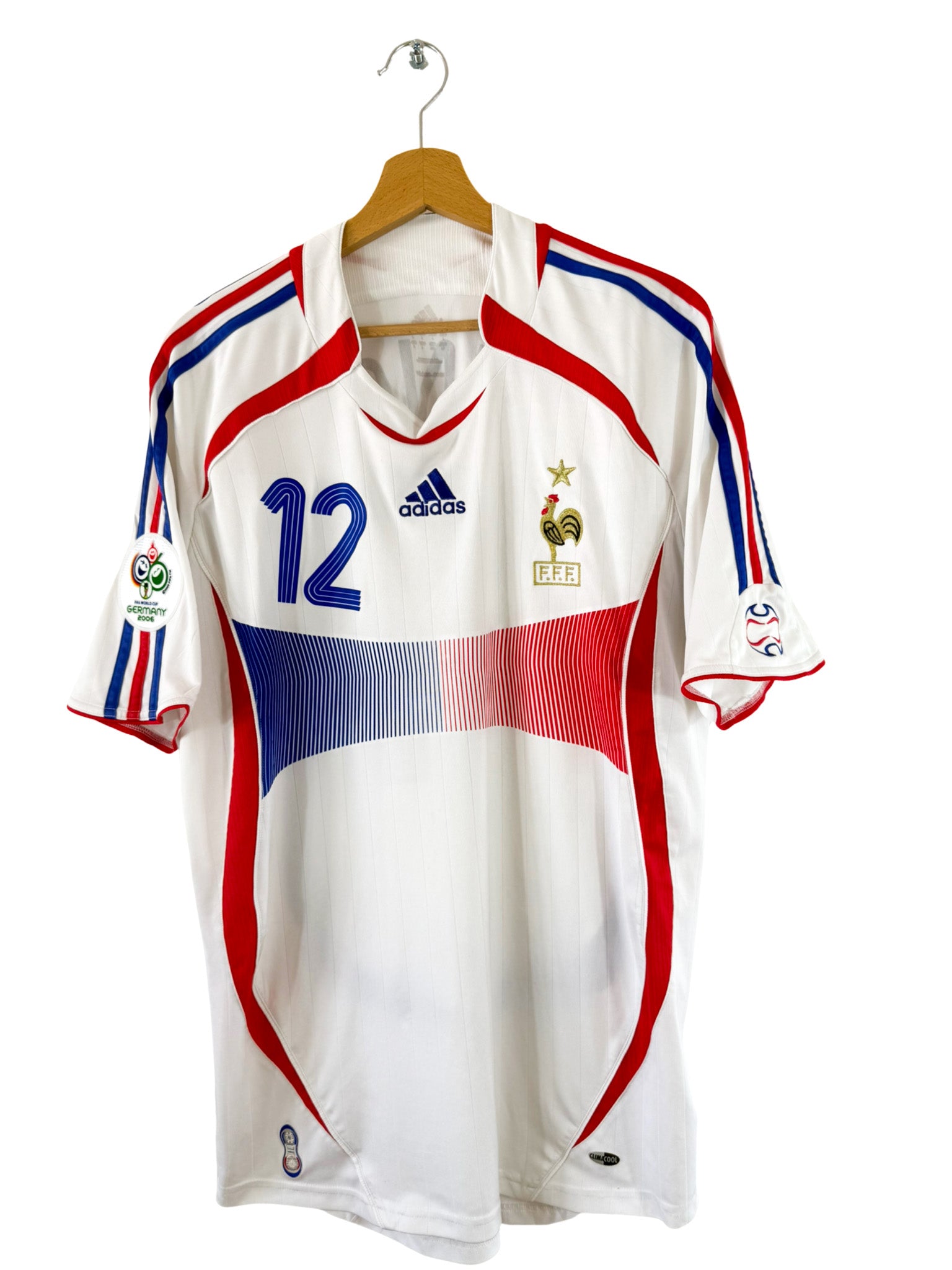 2006 - France Home Jersey [#12 Henry] Adidas - L