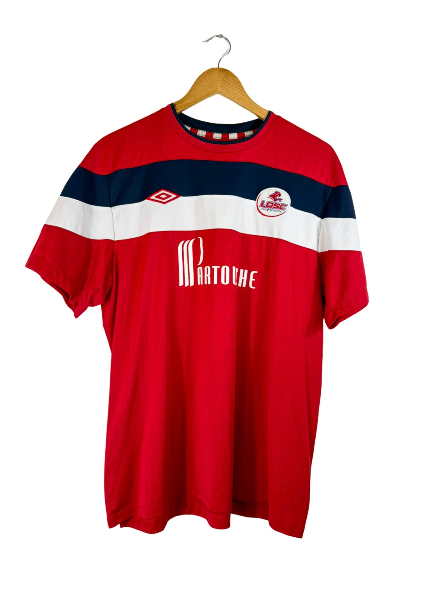 2011/2012 – Maillot LOSC domicile [#10 Hazard] Umbro UCL - XL