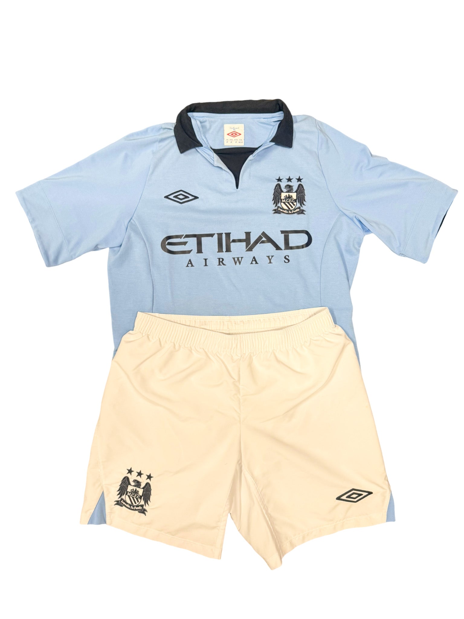 2012/2013 - Maillot + short Manchester City domicile - M