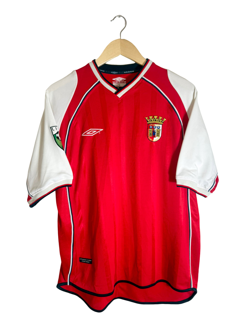 2001/2002 - Maillot SC Braga domicile - L