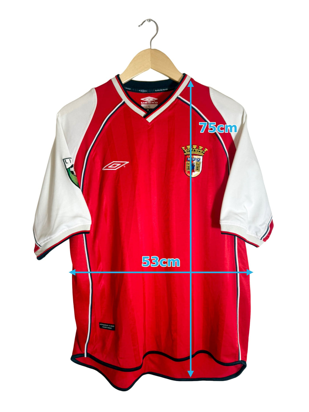 2001/2002 - Maillot SC Braga domicile - L
