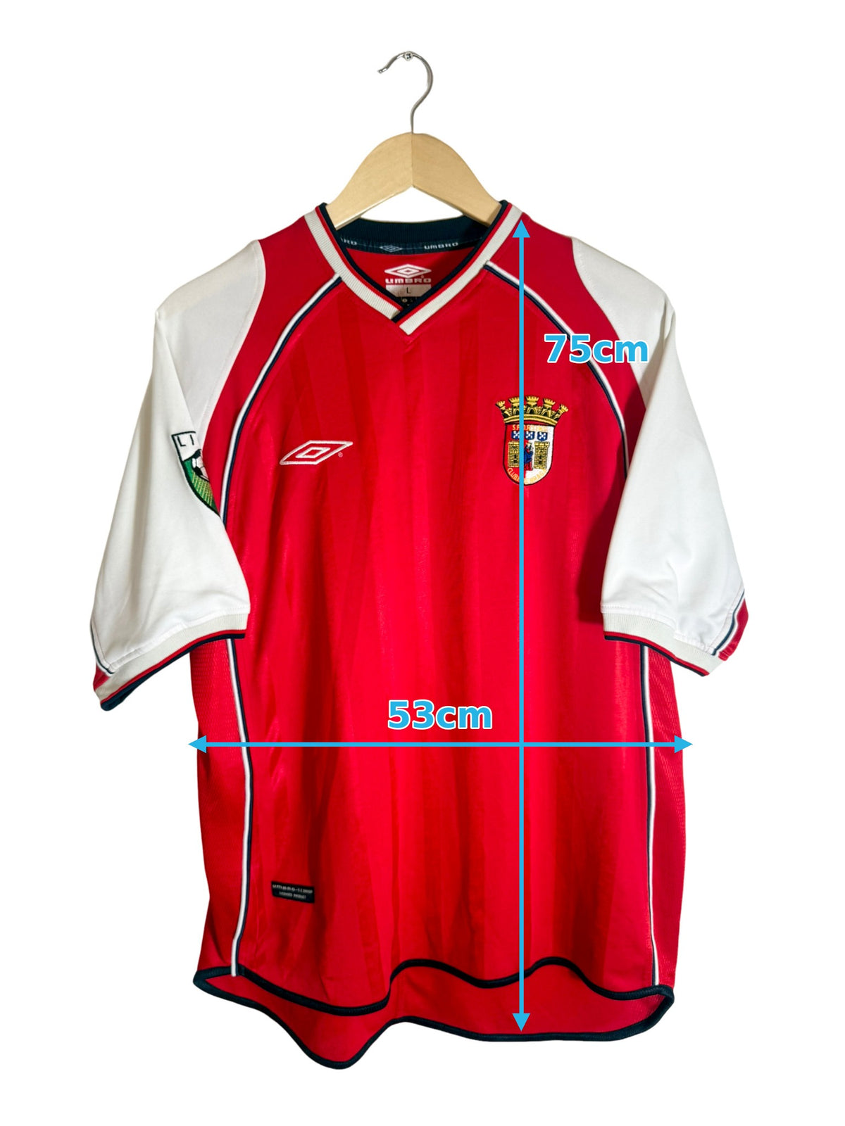 2001/2002 - Maillot SC Braga domicile - L