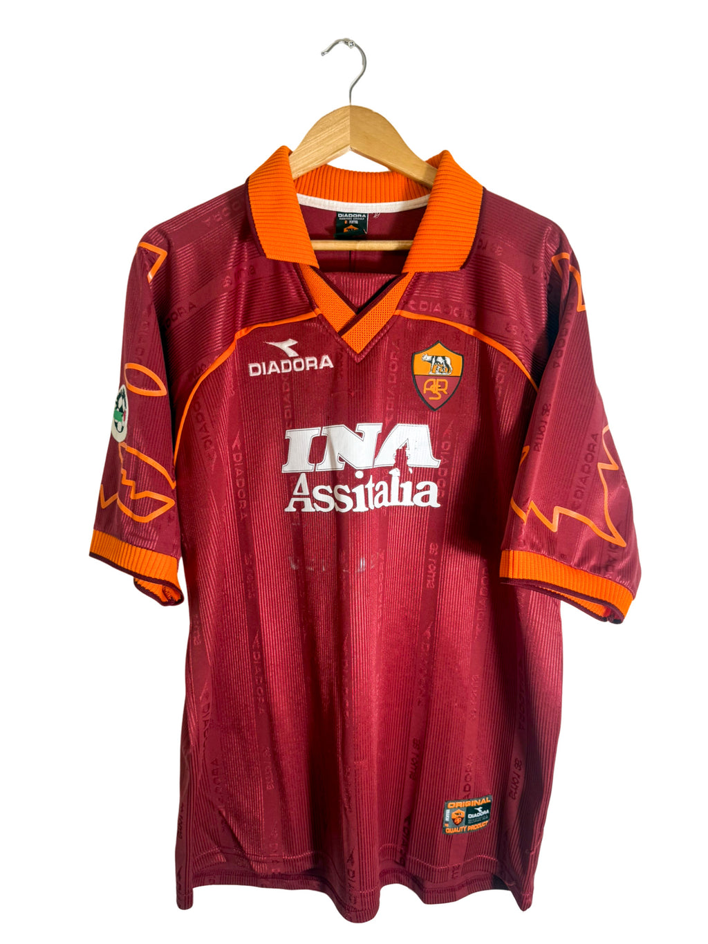 1999/2000 - Maillot AS Roma domicile [#32 CANDELA] *Match Issue* - L