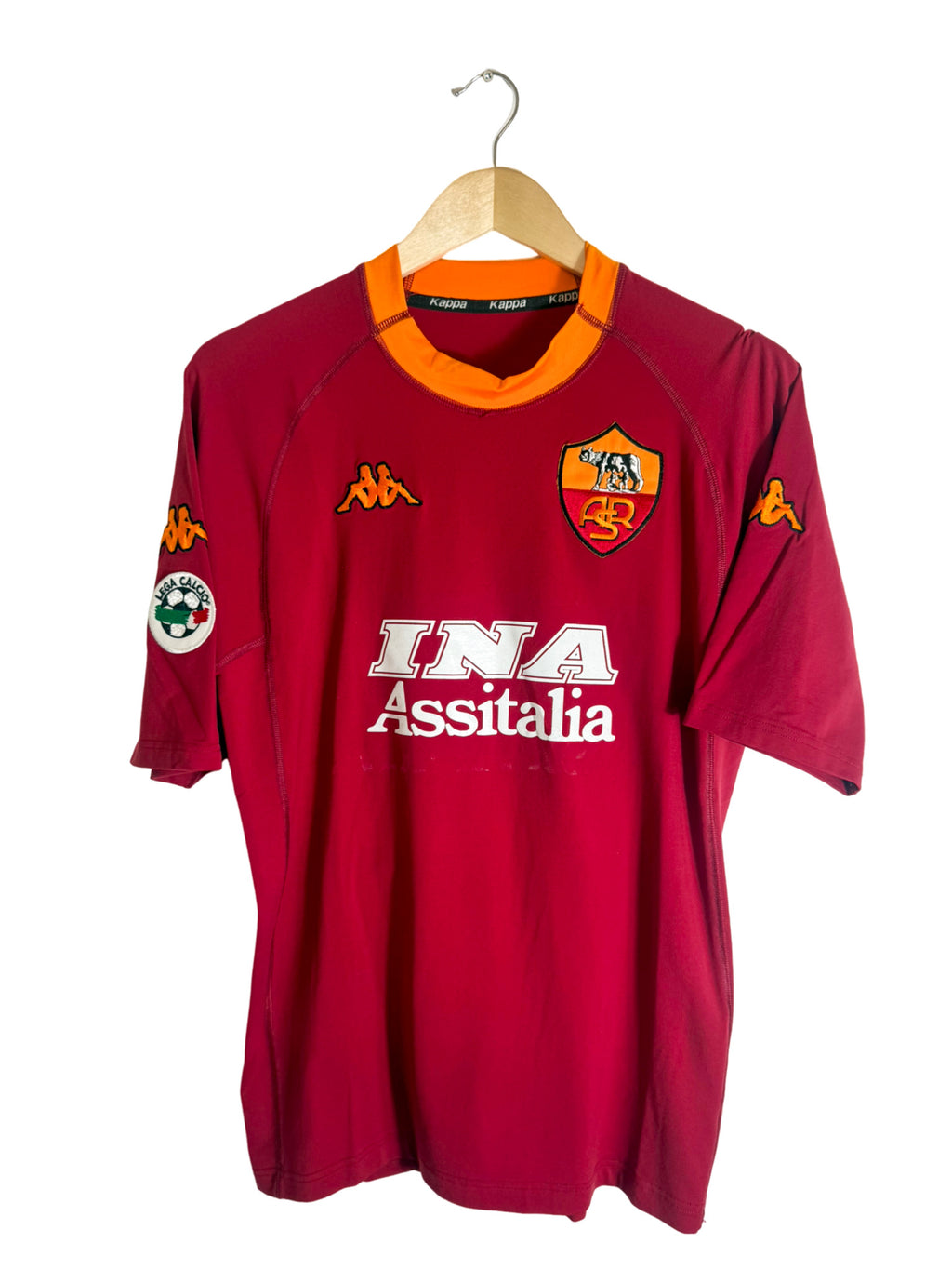 2000/2001 - Maillot AS Roma domicile [#32 CANDELA] *Match Issue* - L