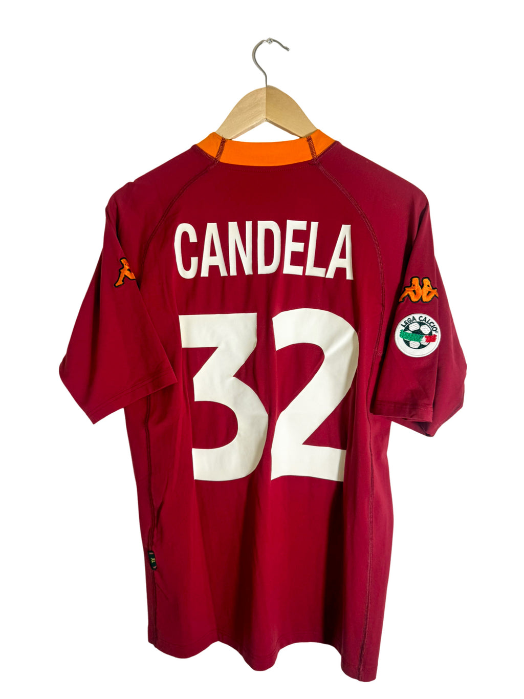 2000/2001 - Maillot AS Roma domicile [#32 CANDELA] *Match Issue* - L