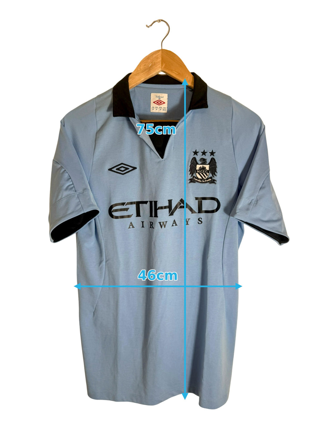2012/2013 - Maillot + short Manchester City domicile - M