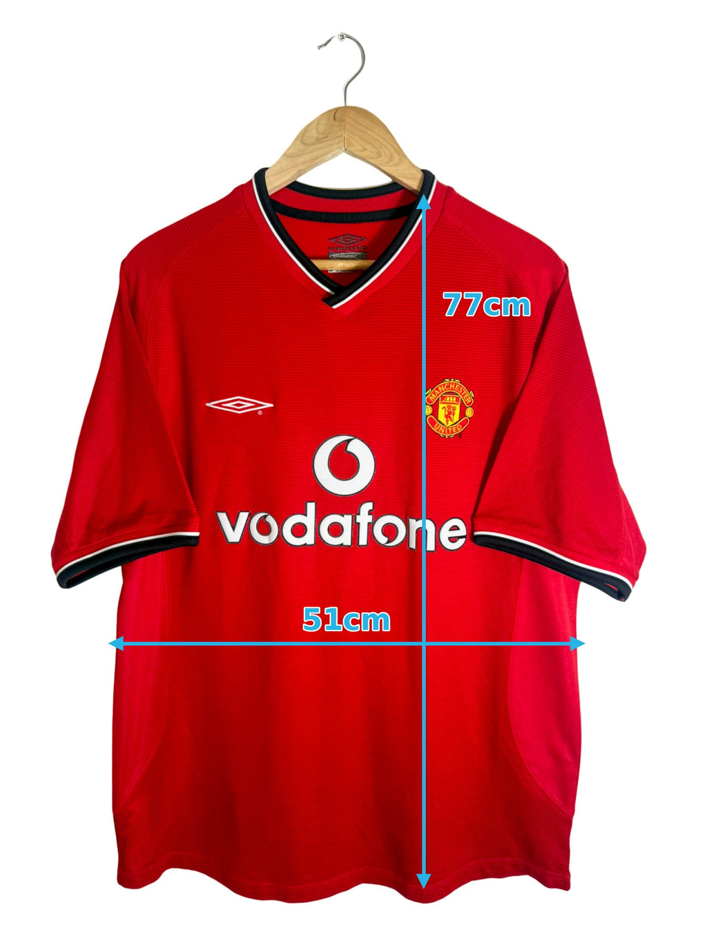2000/2002 - Maillot Manchester United domicile [#7 BECKHAM] - L