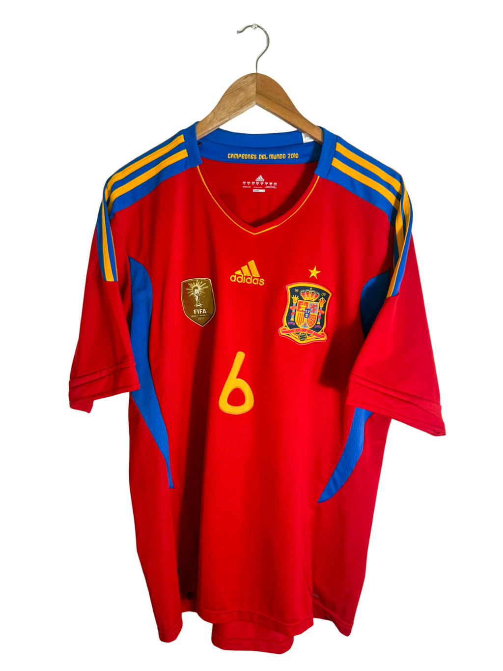 2011 - Maillot Espagne domicile [#6 A. INIESTA] - XL