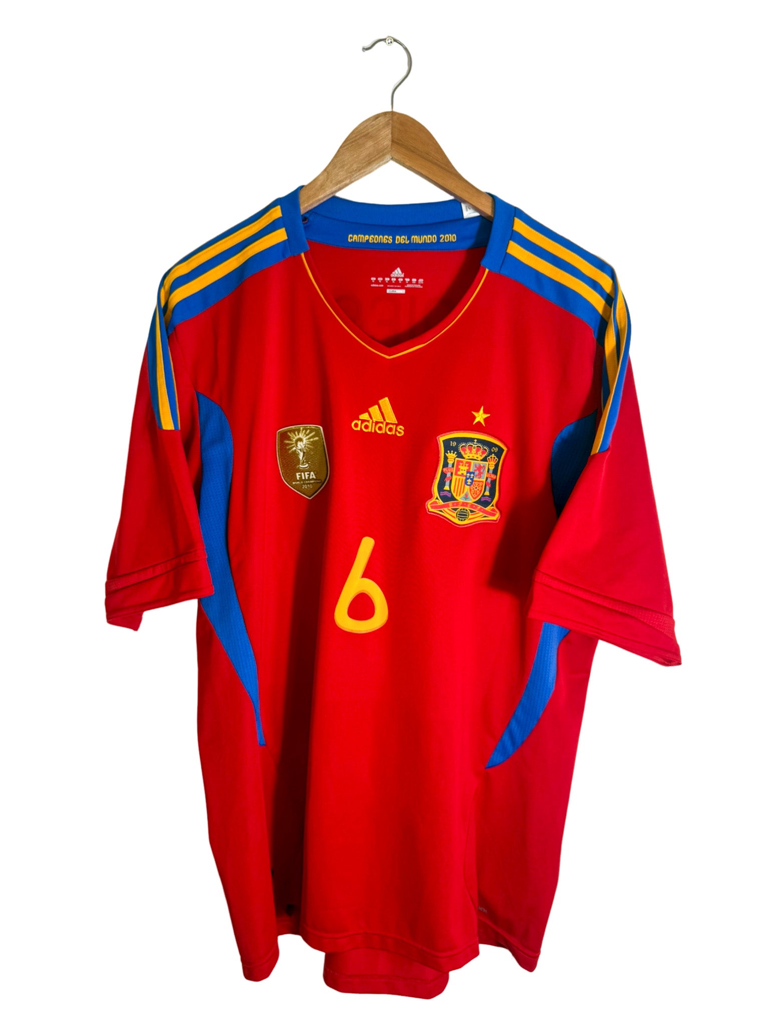 2011 - Maillot Espagne domicile [#6 A. INIESTA] - XL