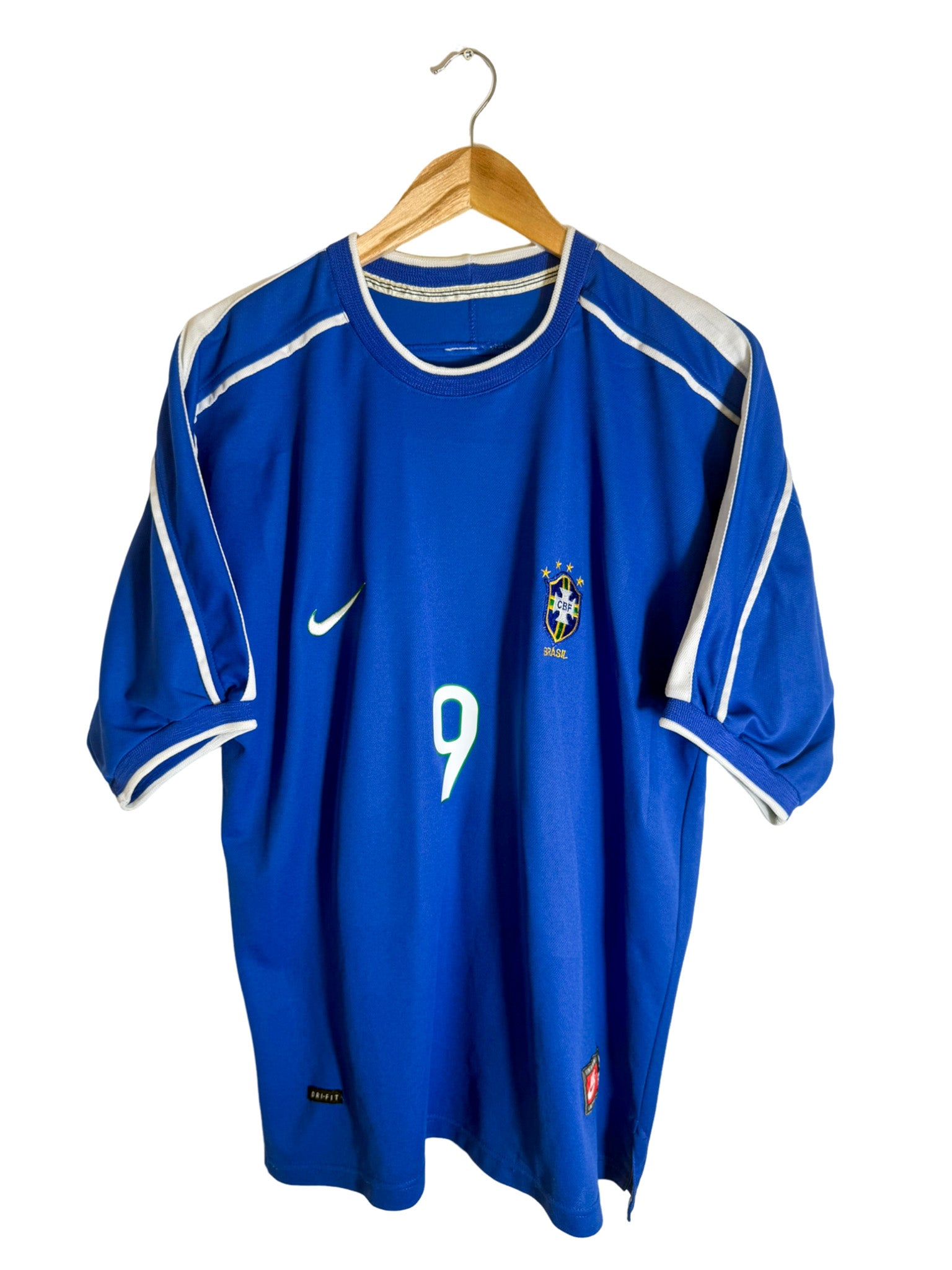 1998 - Maillot Brésil extérieur [#9 RONALDO] - M