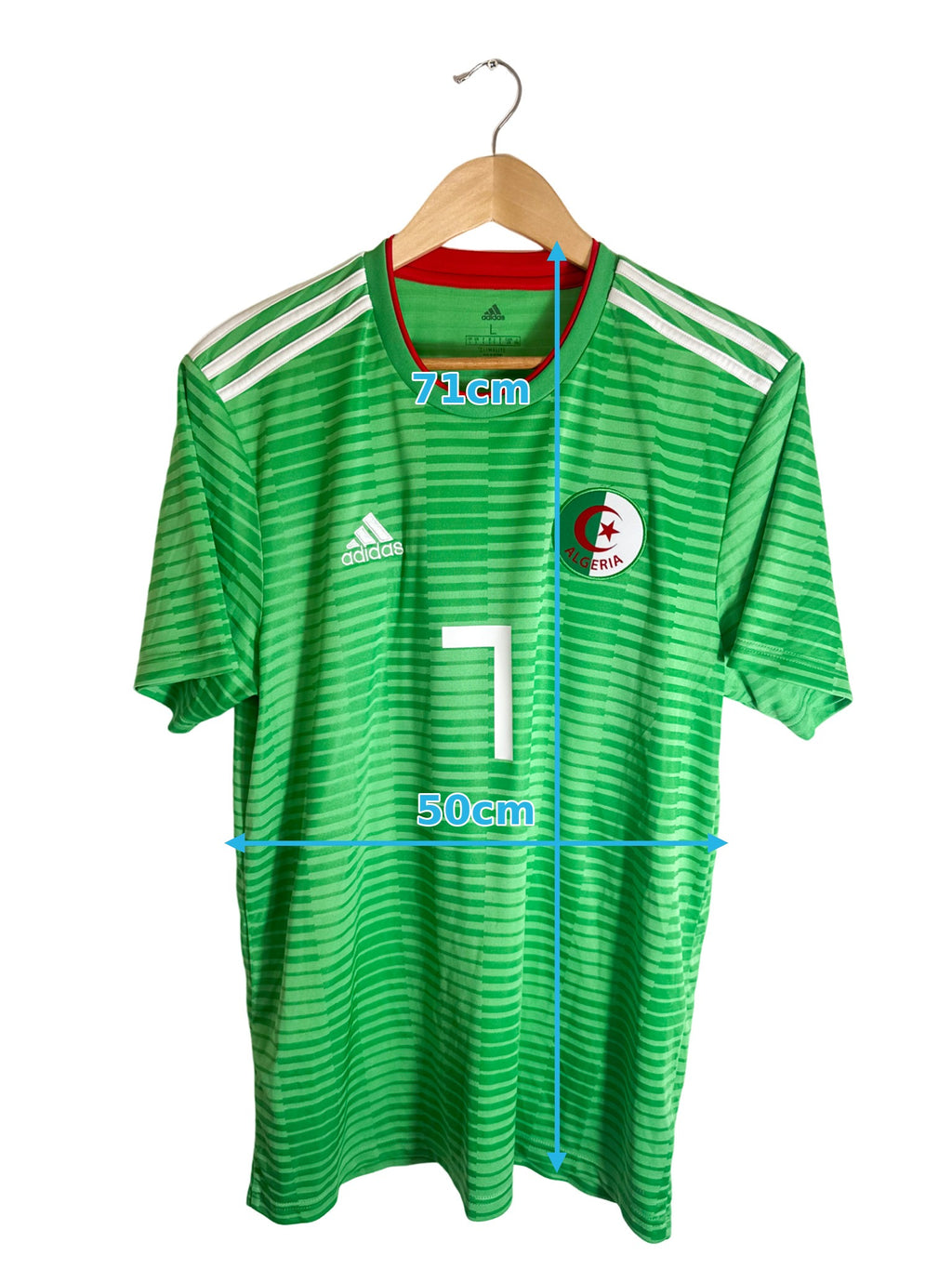 2017 - Maillot Algérie domicile [#7 MAHREZ] - L