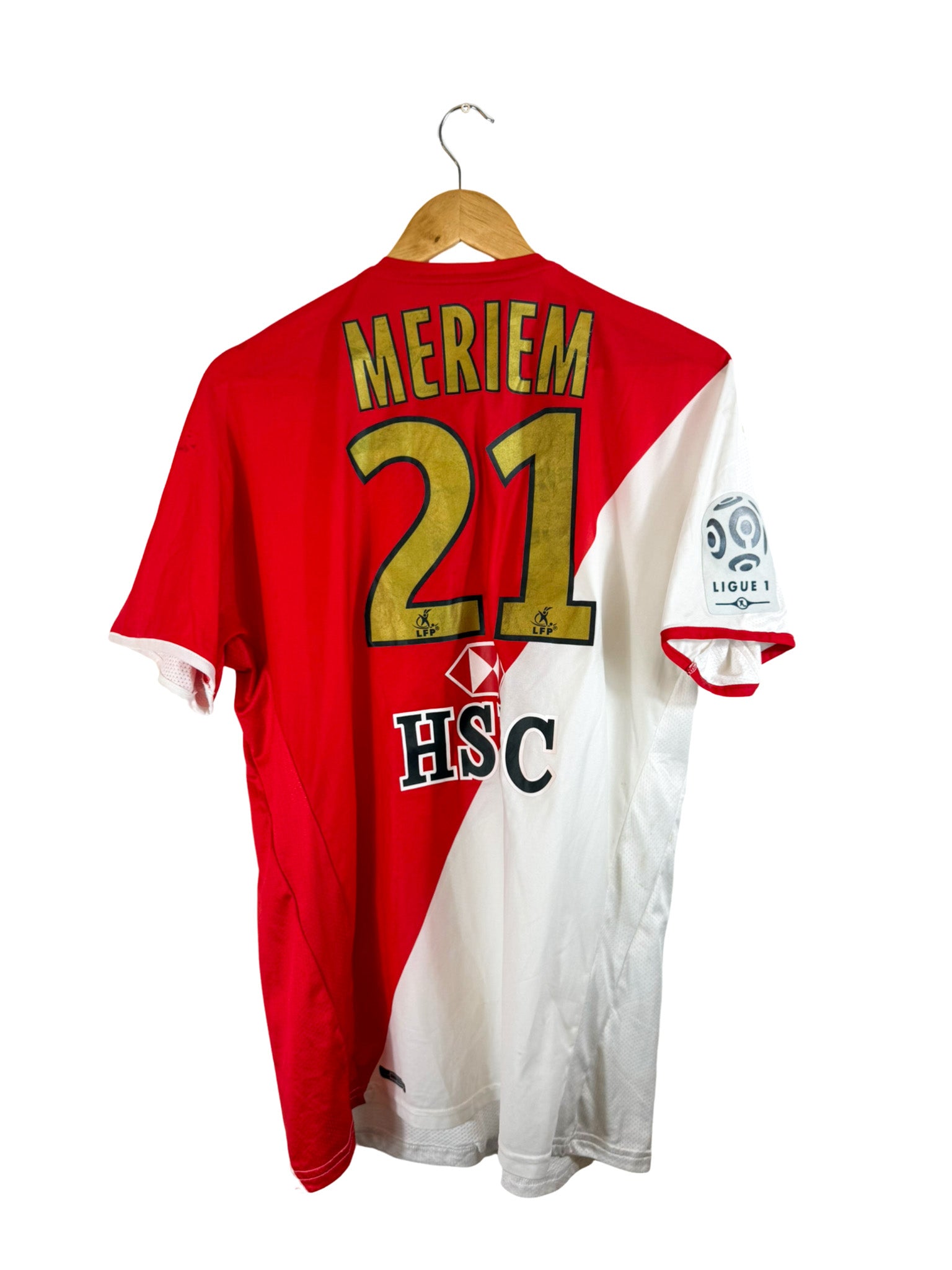 2018/2019 - Camiseta local del AS Mónaco [#17 Golovin] Nike *Problema del partido* - Talla L