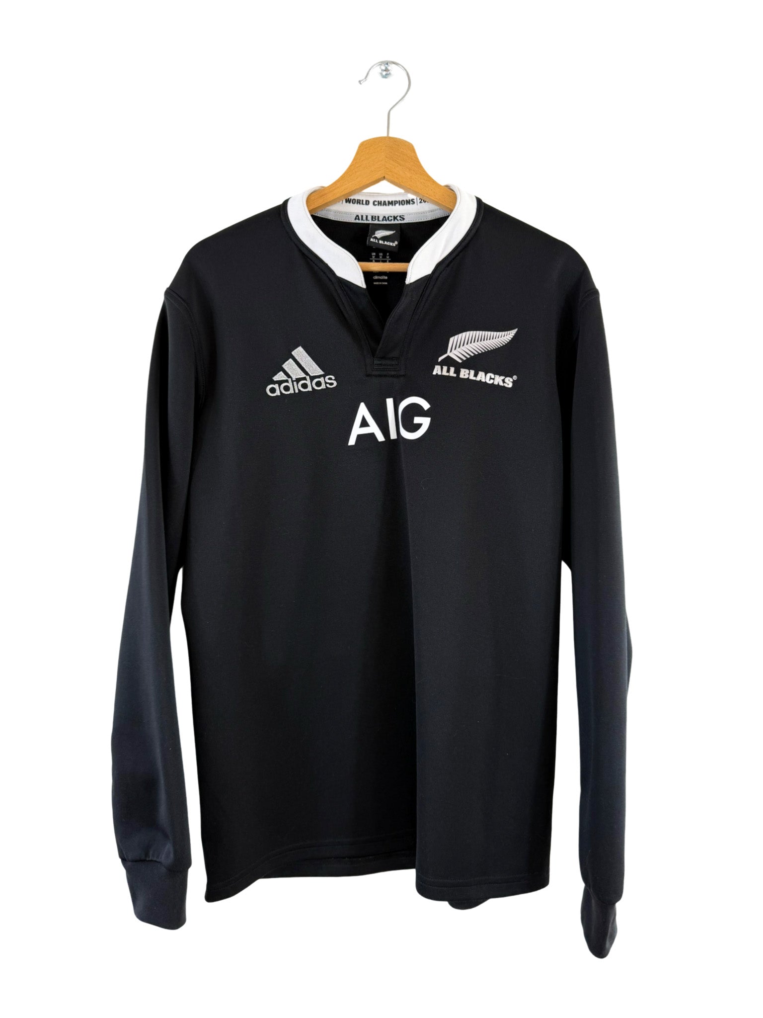 2013 - Maillot rugby All Blacks domicile manches longues - M