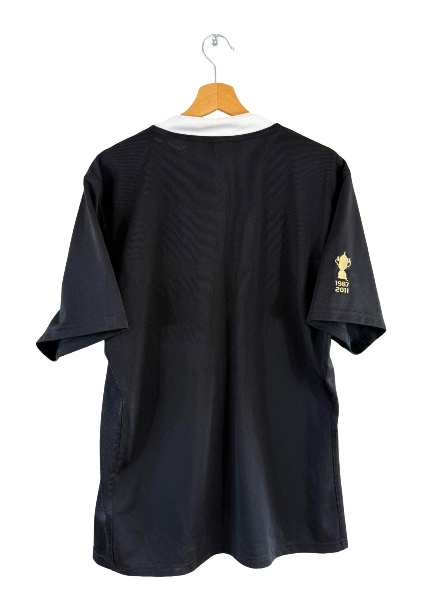 2011 - Maillot rugby All Blacks Coupe du Monde domicile - L