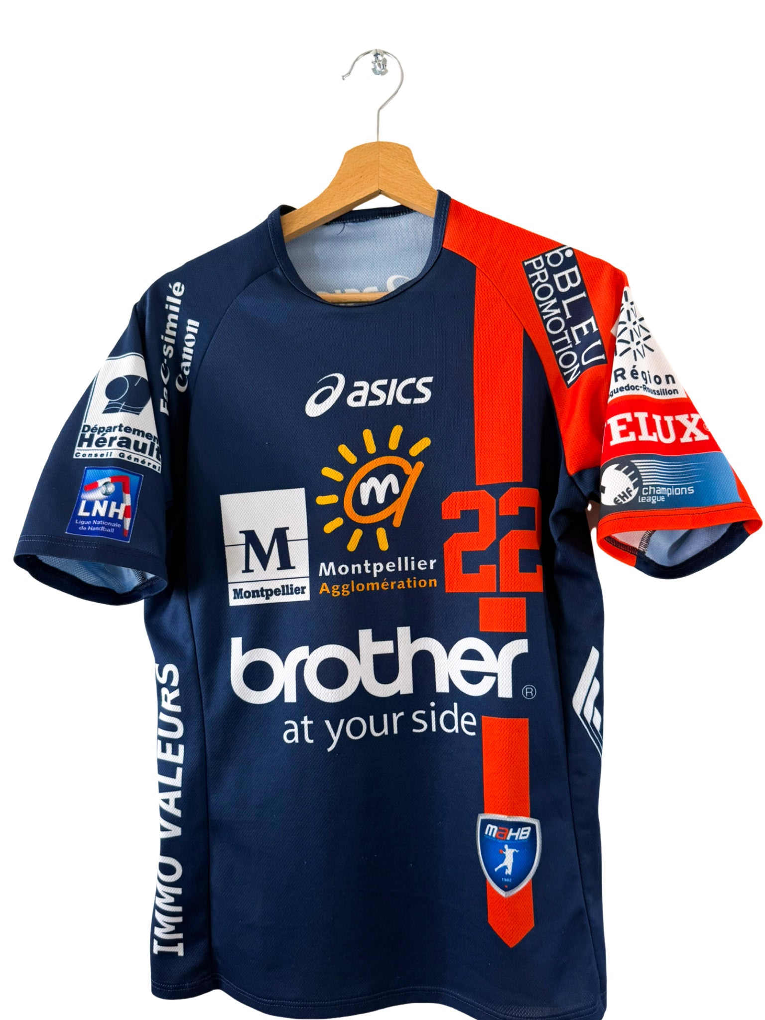 2010/2011 – Maillot Montpellier Handball domicile [#22 Karabatic] - S