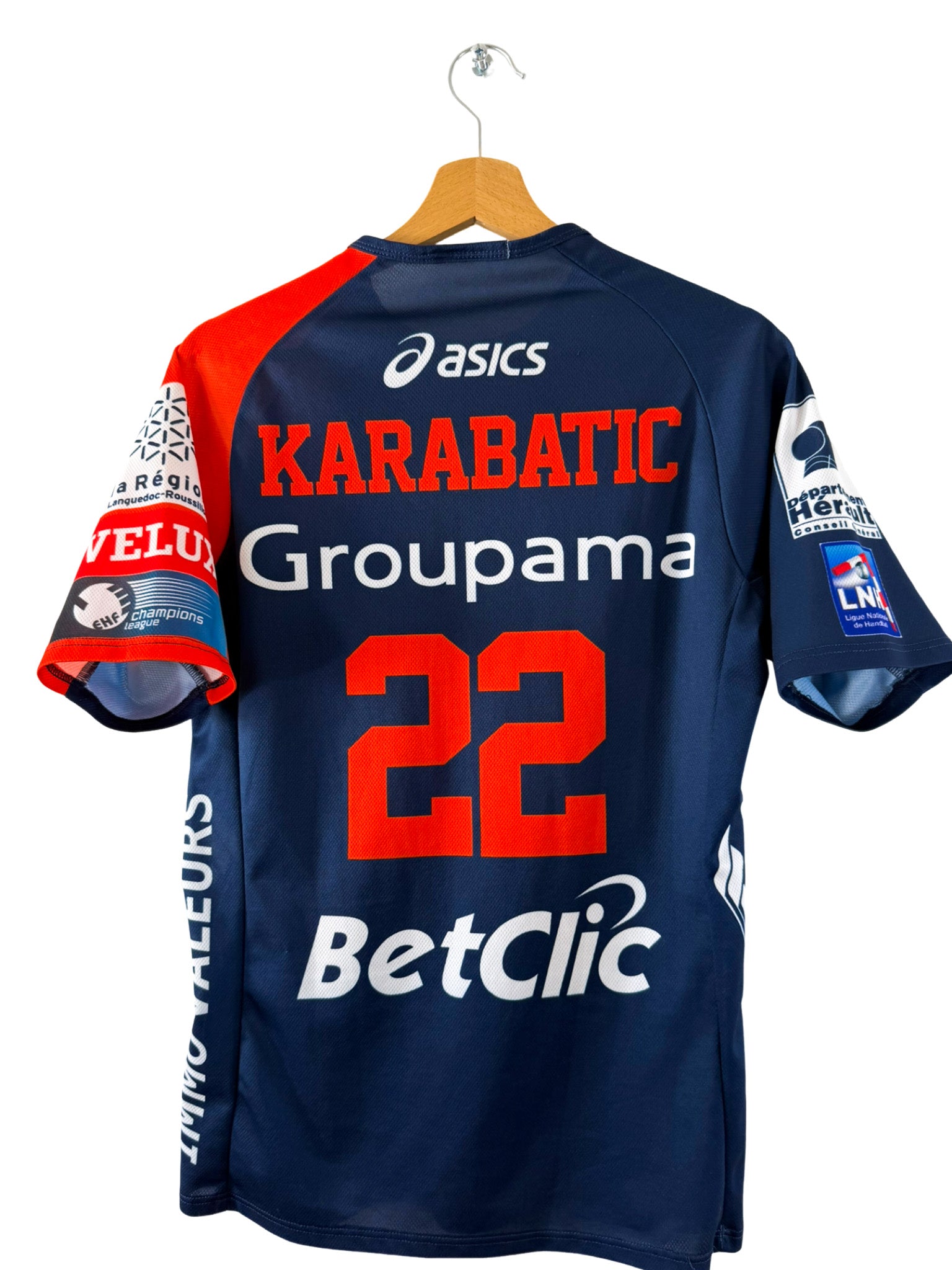 2010/2011 – Maillot Montpellier Handball domicile [#22 Karabatic] - S