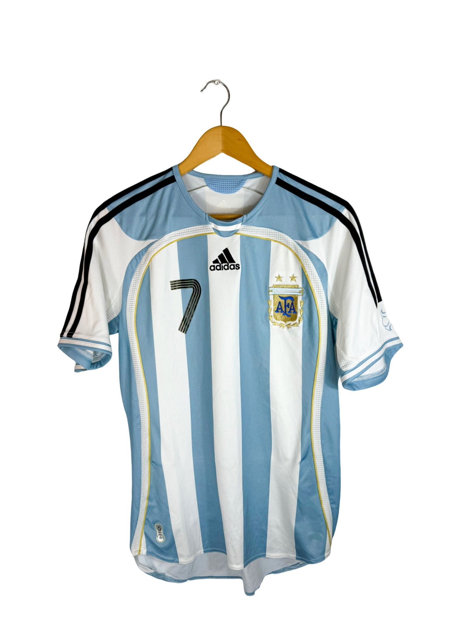 2006 – Maillot Argentine domicile [#7 Saviola] Adidas – S