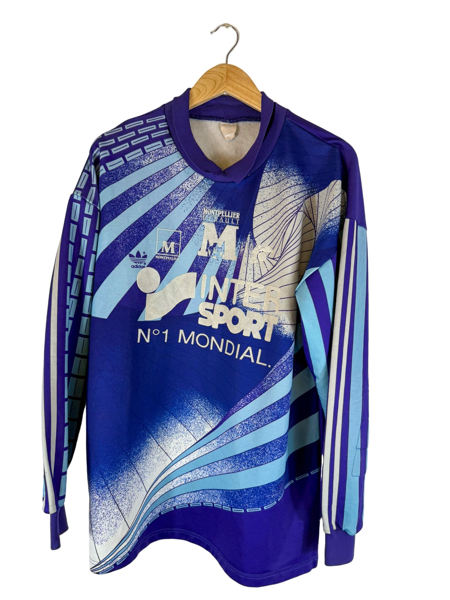 1988/90 – Maillot gardien Montpellier HSC domicile Uhlsport Manches Longues – L