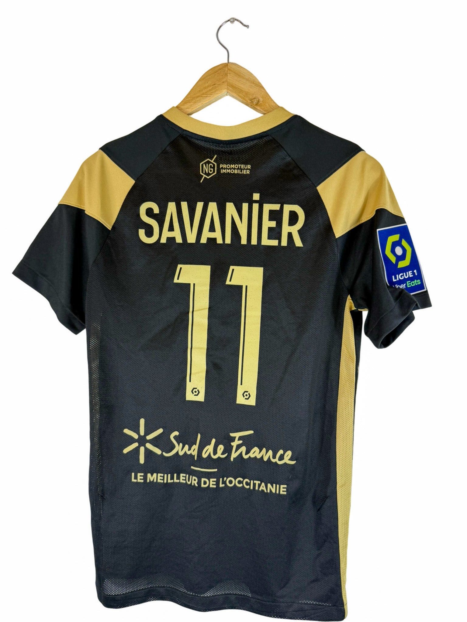 2002/2003 - Tercera camiseta del Montpellier [#15 ASSOUMANI] Nike *Manga larga* *Problema del partido* - Talla XL