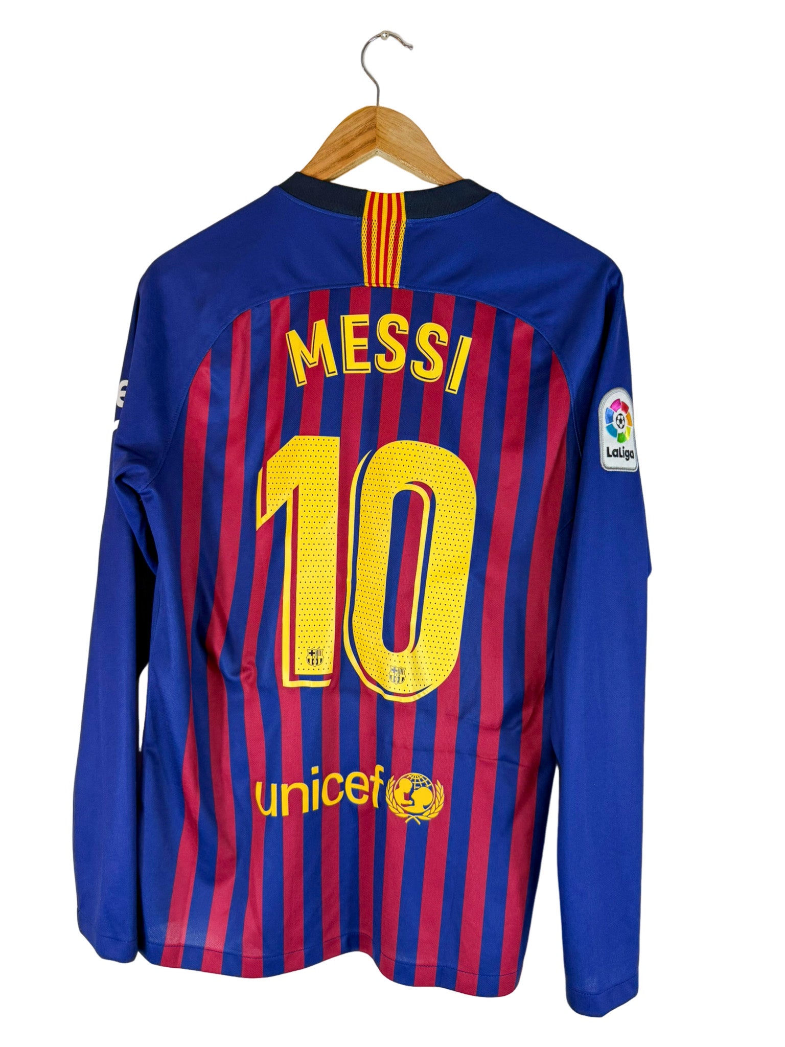 2018/2019 - Camiseta local del Barcelona [#8 A. Iniesta] Nike - Talla L
