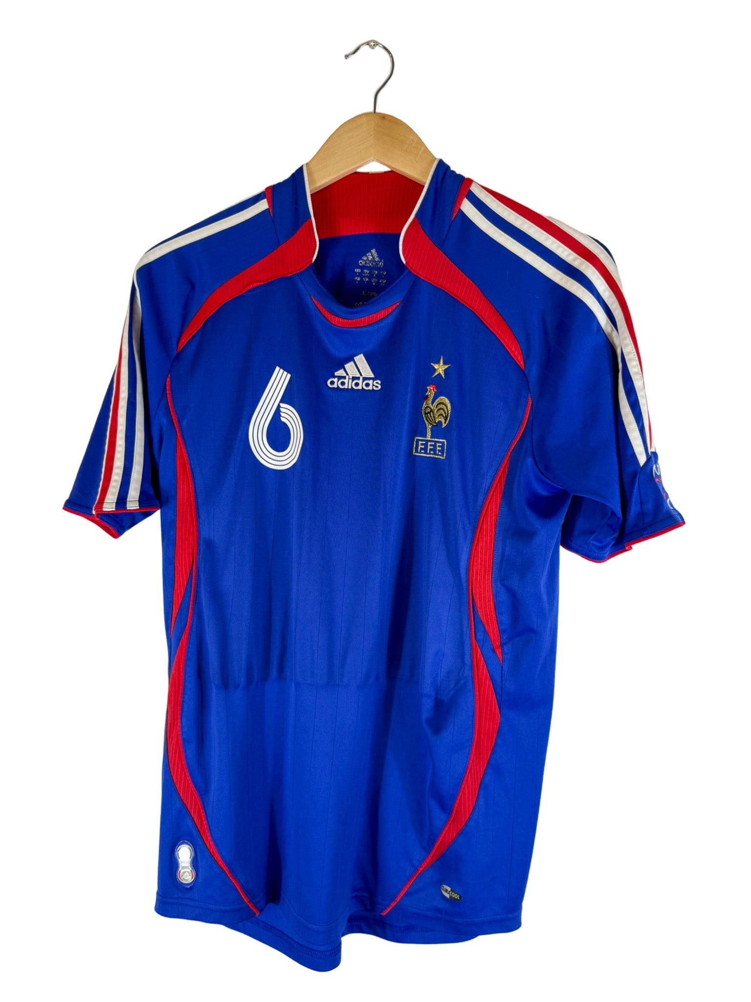 2006 - French National Team Home Jersey [#10 ZIDANE] Adidas - M