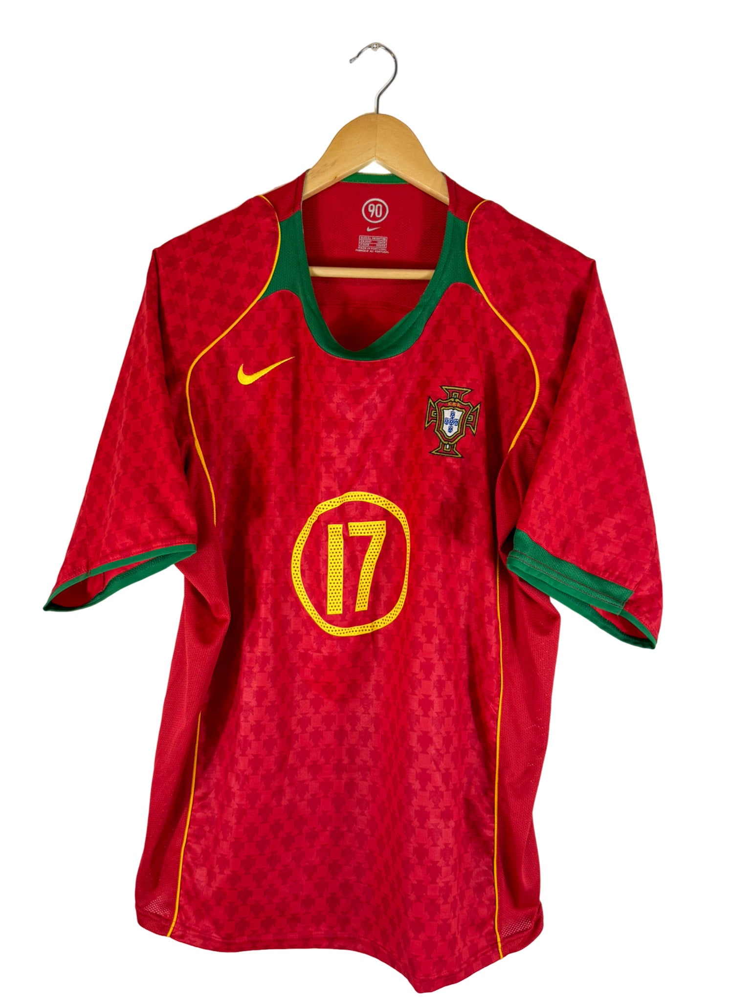 2004 - Camiseta local de Portugal [#17 C. Ronaldo] Nike - Talla XL