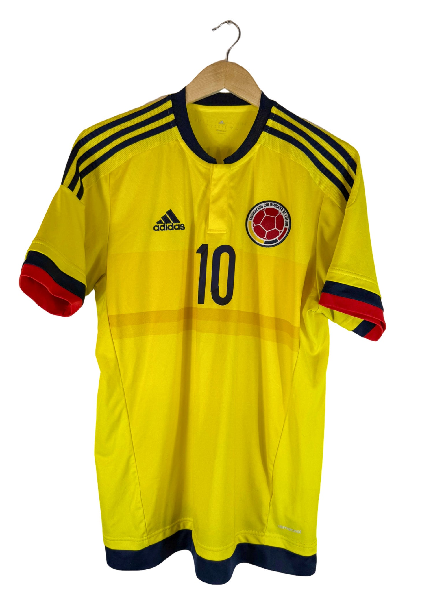 2018 - Camiseta local de Colombia [#9 Falcao] Adidas - Talla M