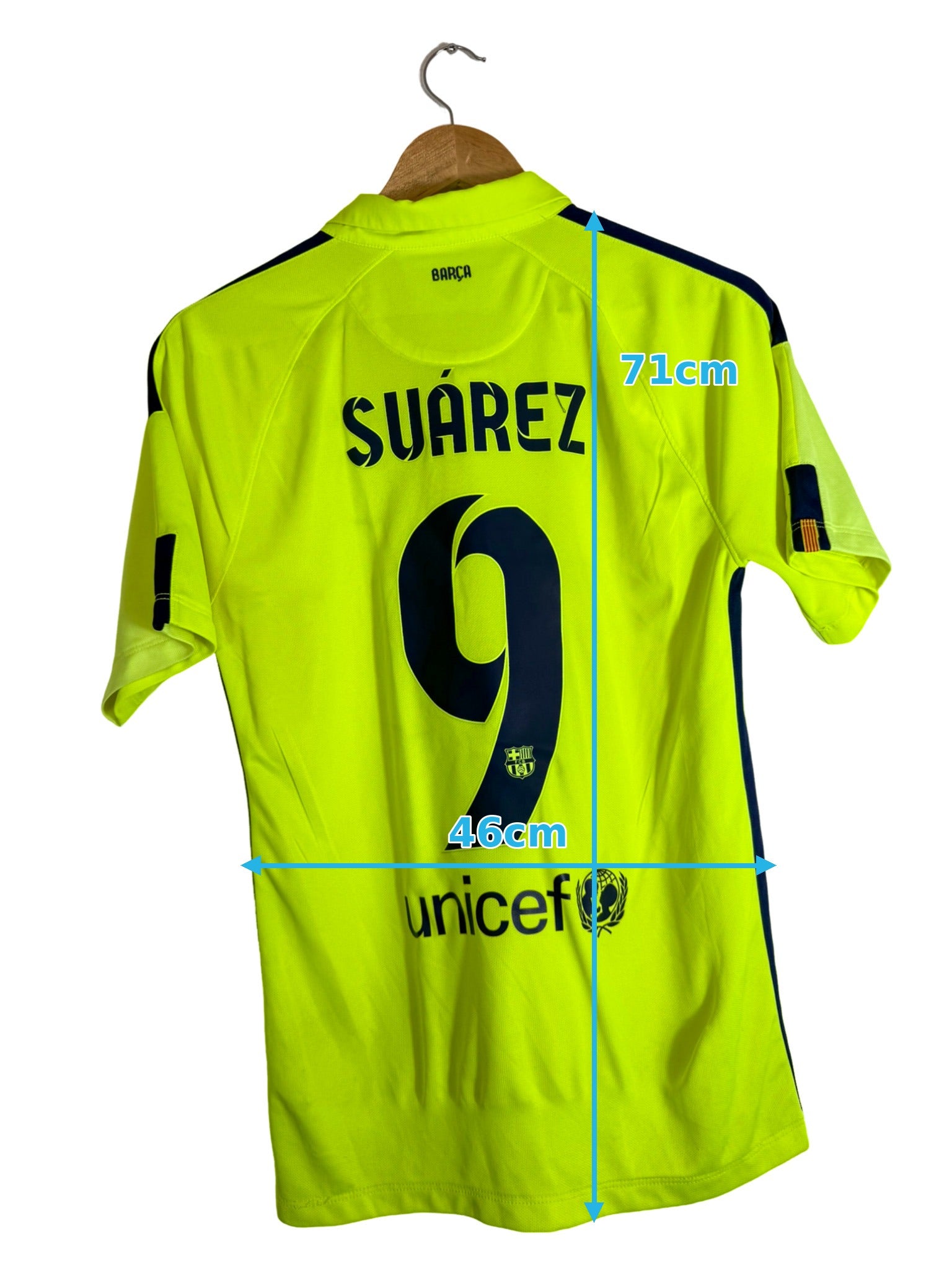 2014/2015 - Barcelona third jersey [#9 SUÁREZ] - S