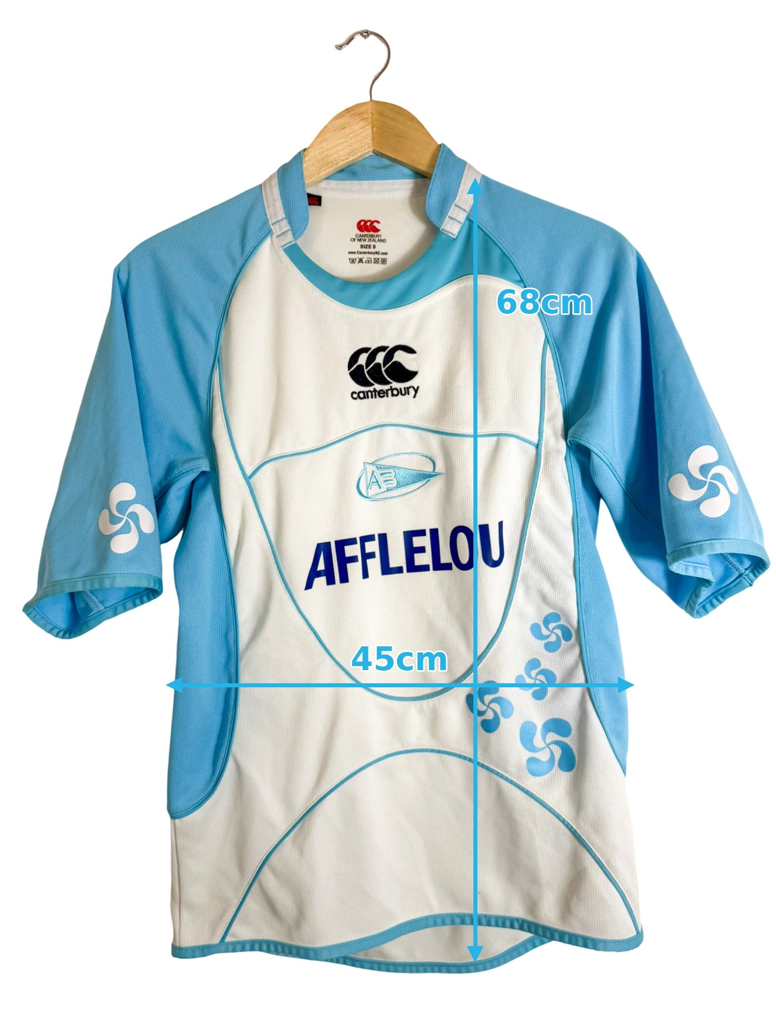 2013/2014 - Maillot Aviron Bayonnais Rugby domicile - S