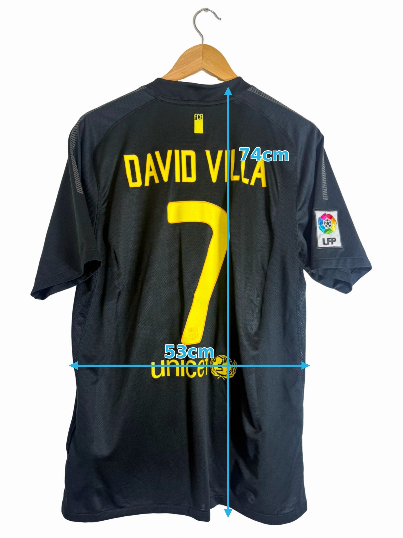 2010/2011 - Maillot Barcelone extérieur [#7 DAVID VILLA] - L